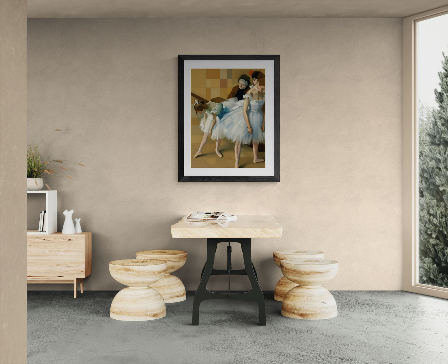 Ballet Dancers Rolled Poster — Classic Impressionist Ballerina Wall Art