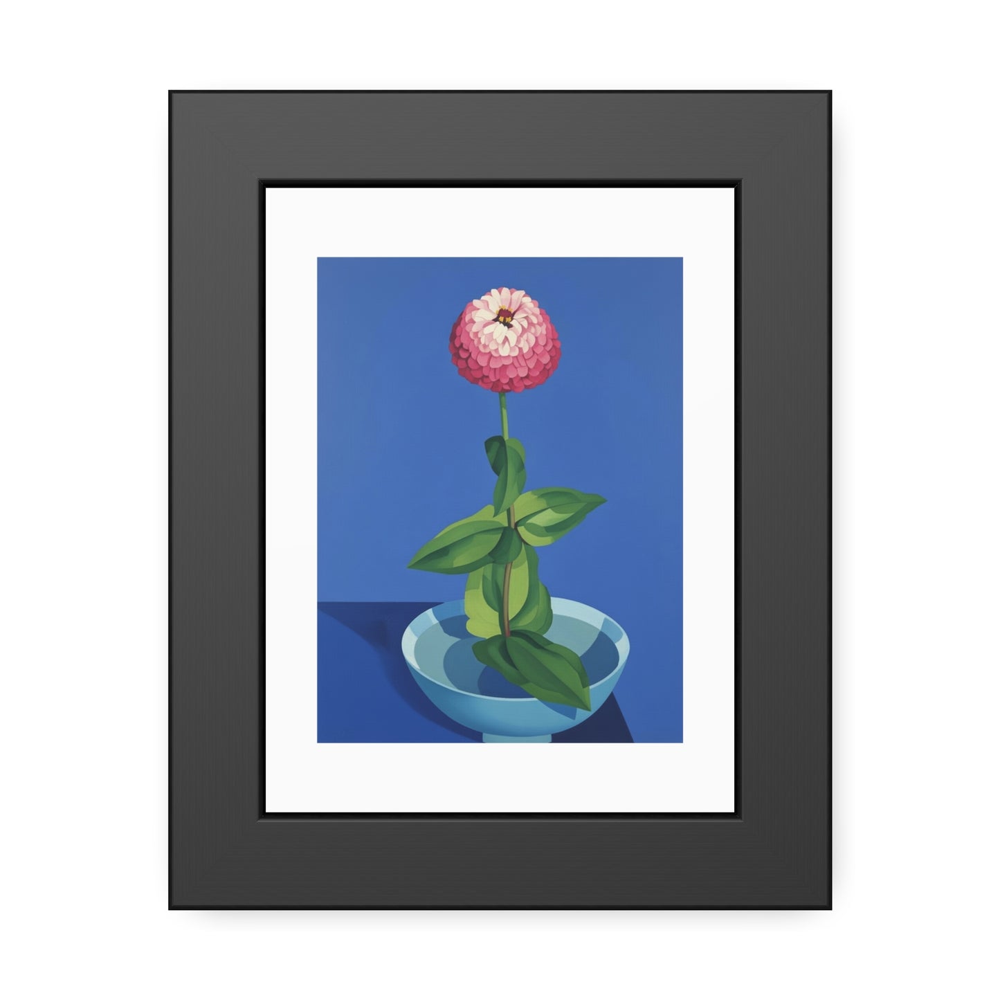 Framed Poster — Pink Bloom Still Life Wall Art
