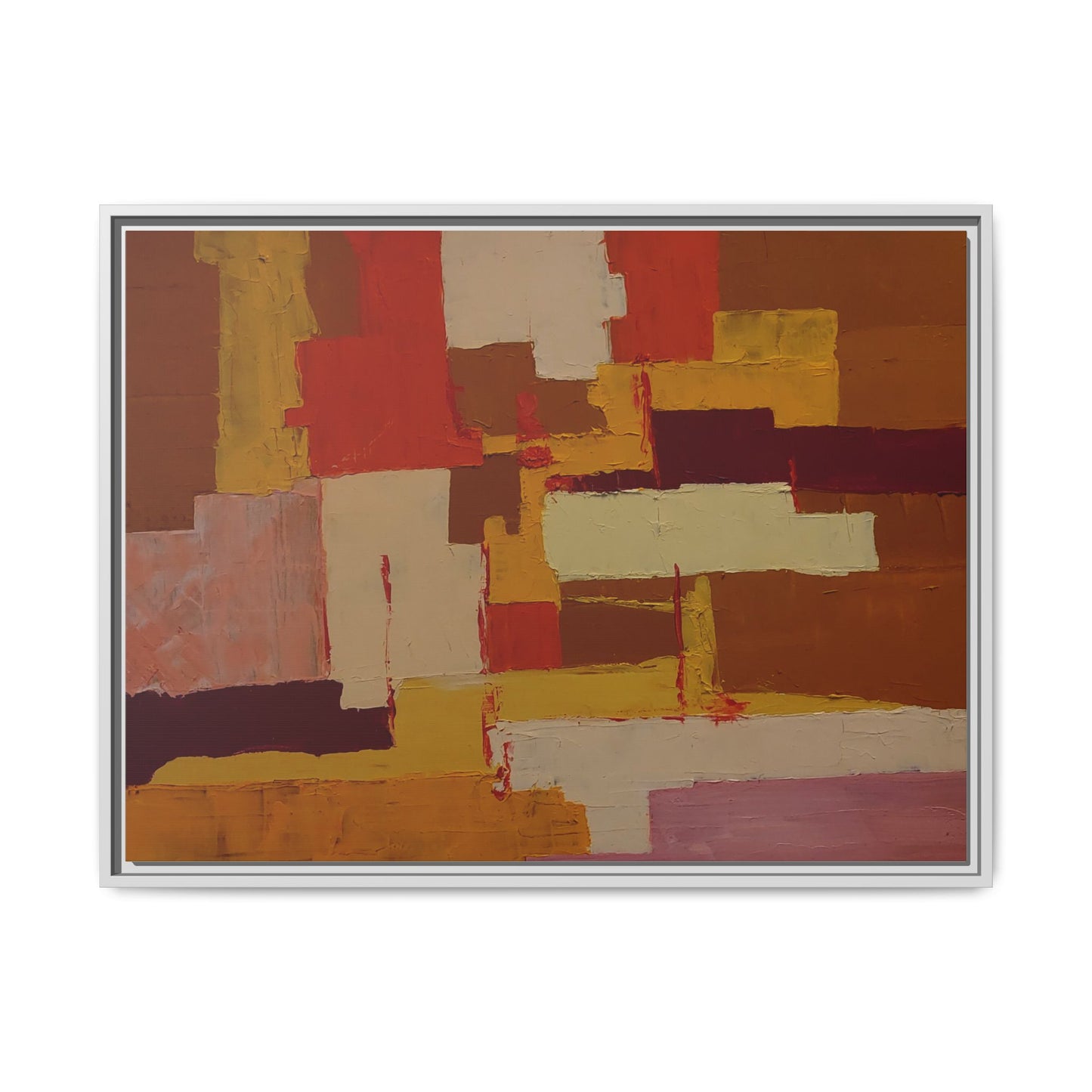 Tableau Confusion by Nicolae Calancea Framed Canvas Wall Art Print