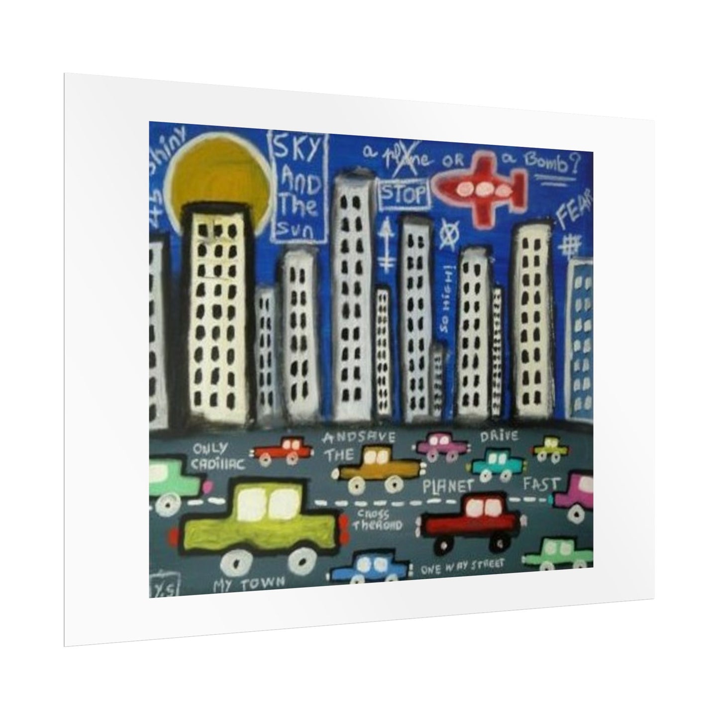 Only Cadillac 2 by Yann Sciberras Wall Art Print