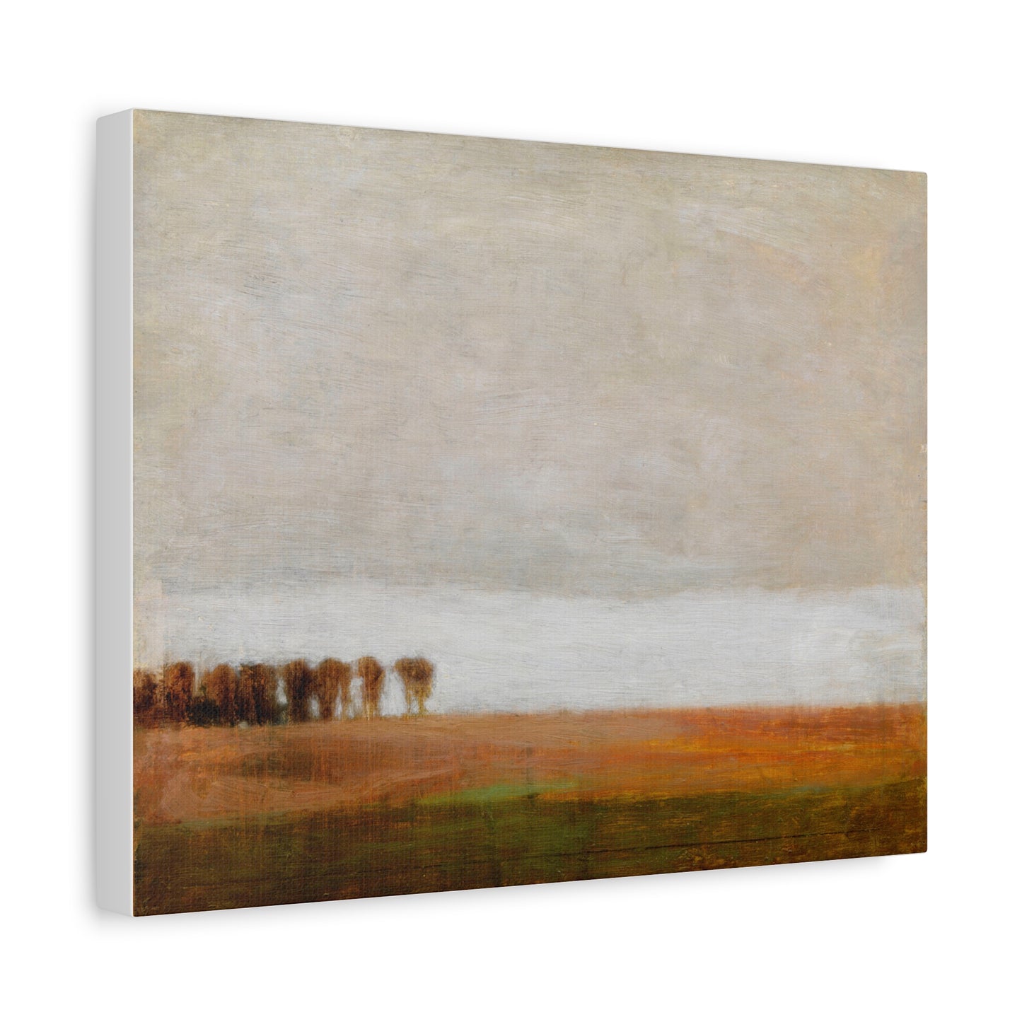 View of Jaegersborg Allé, North of Copenhagen by Vilhelm Hammershøi Canvas Wall Art Print