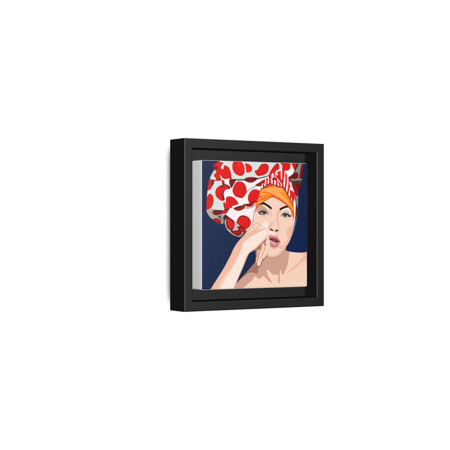 Vivid 20 by Orit Fuchs Pop Art Matte Canvas Framed Wall Art Print