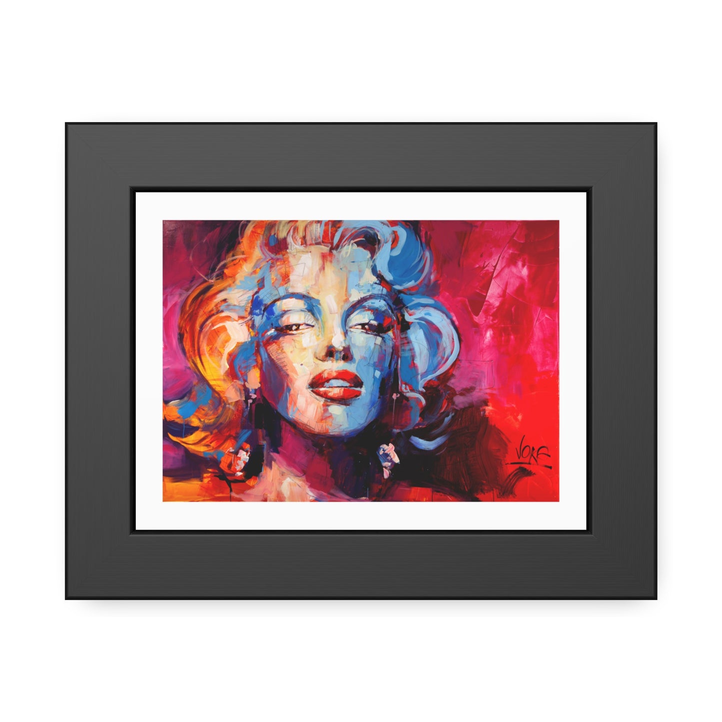 Marilyn Monroe attributed to Voke Framed Wall Art Print