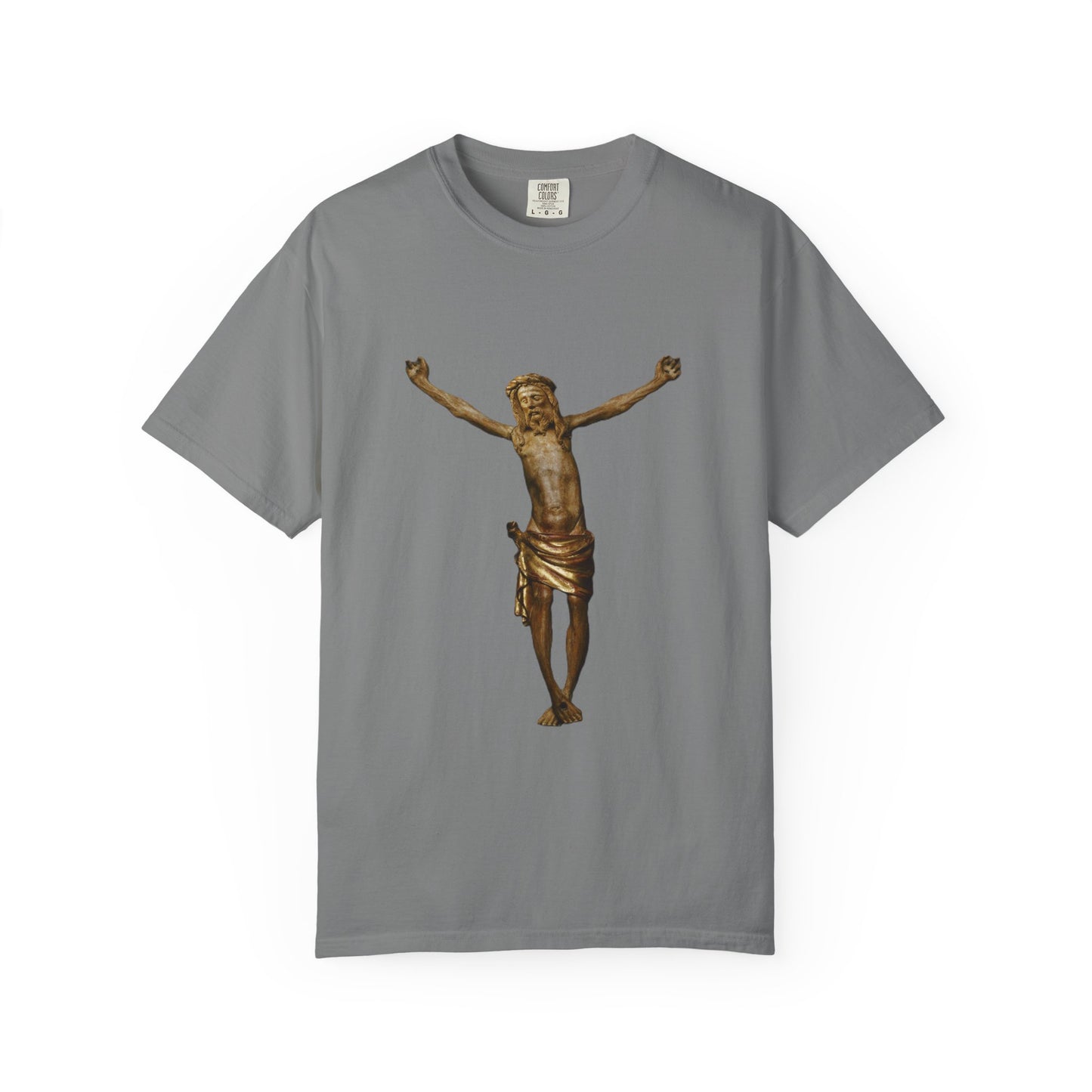 Unisex Christ on the cross Garment-Dyed T-shirt