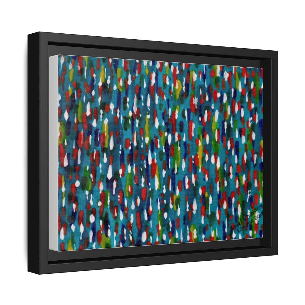 Colours Of The Soul Reflecting On Water by Ariel Chavarro Avila Matte Canvas Framed Art
