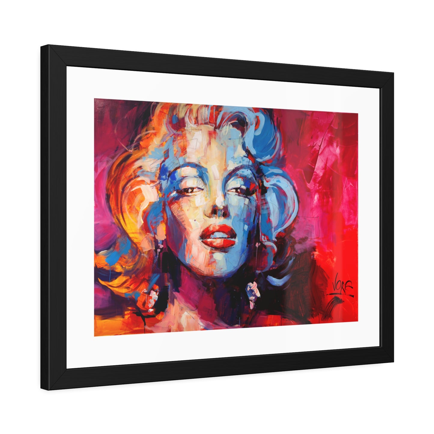 Marilyn Monroe attributed to Voke Framed Wall Art Print