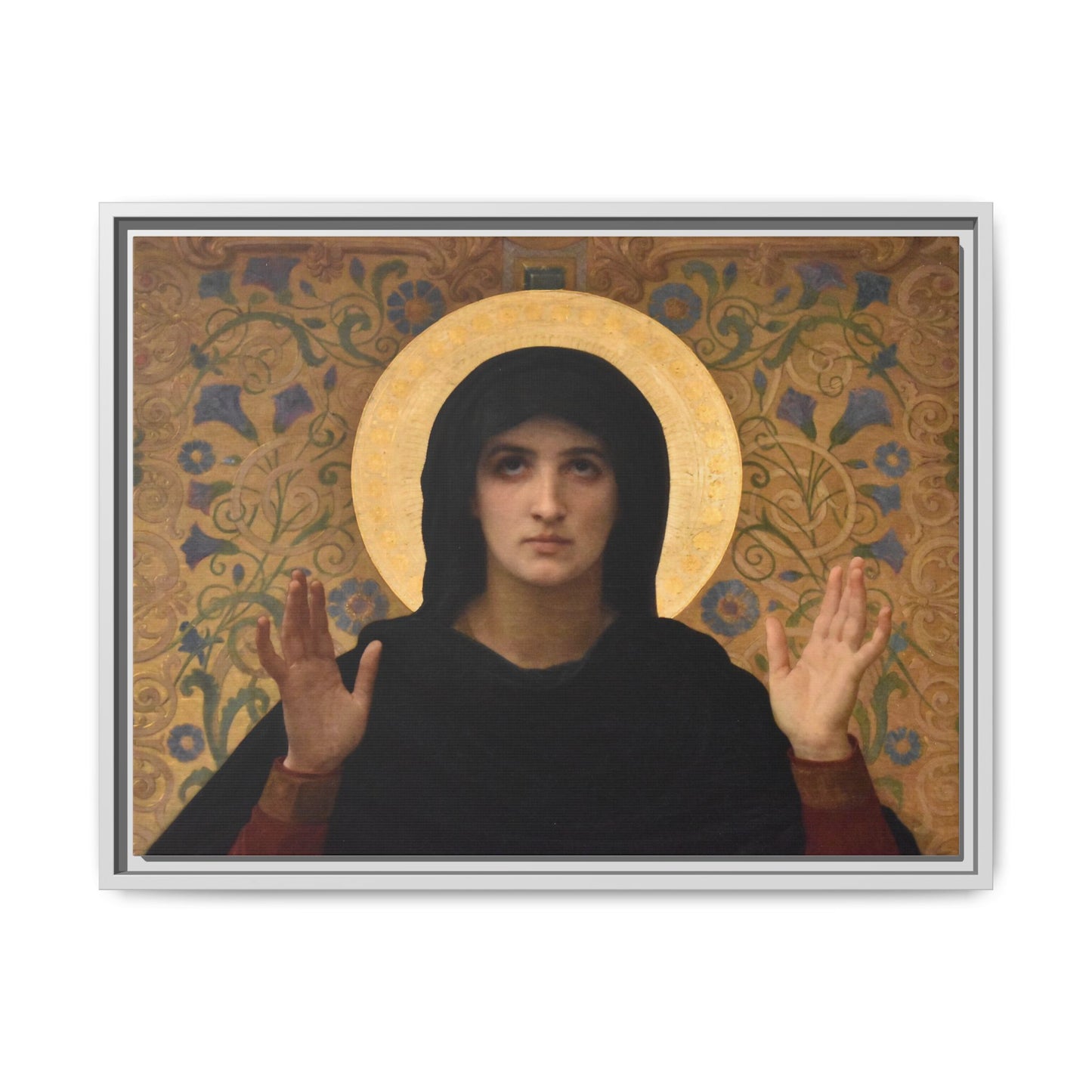 La Vierge consolatrice by William Adolphe Bouguereau Framed Matte Canvas Wall Art