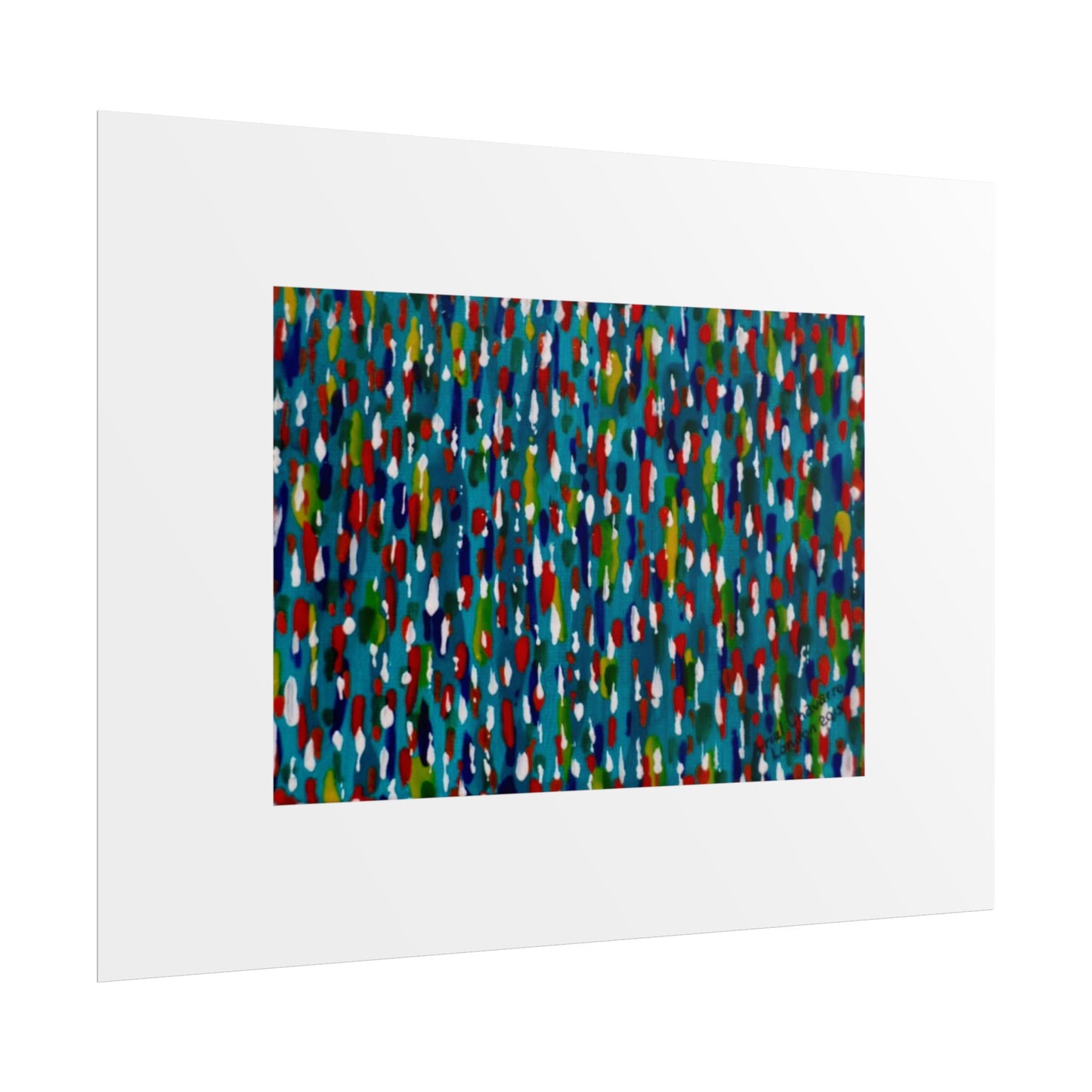 Colours Of The Soul Reflecting On Water by Ariel Chavarro Avila Wall Art Print