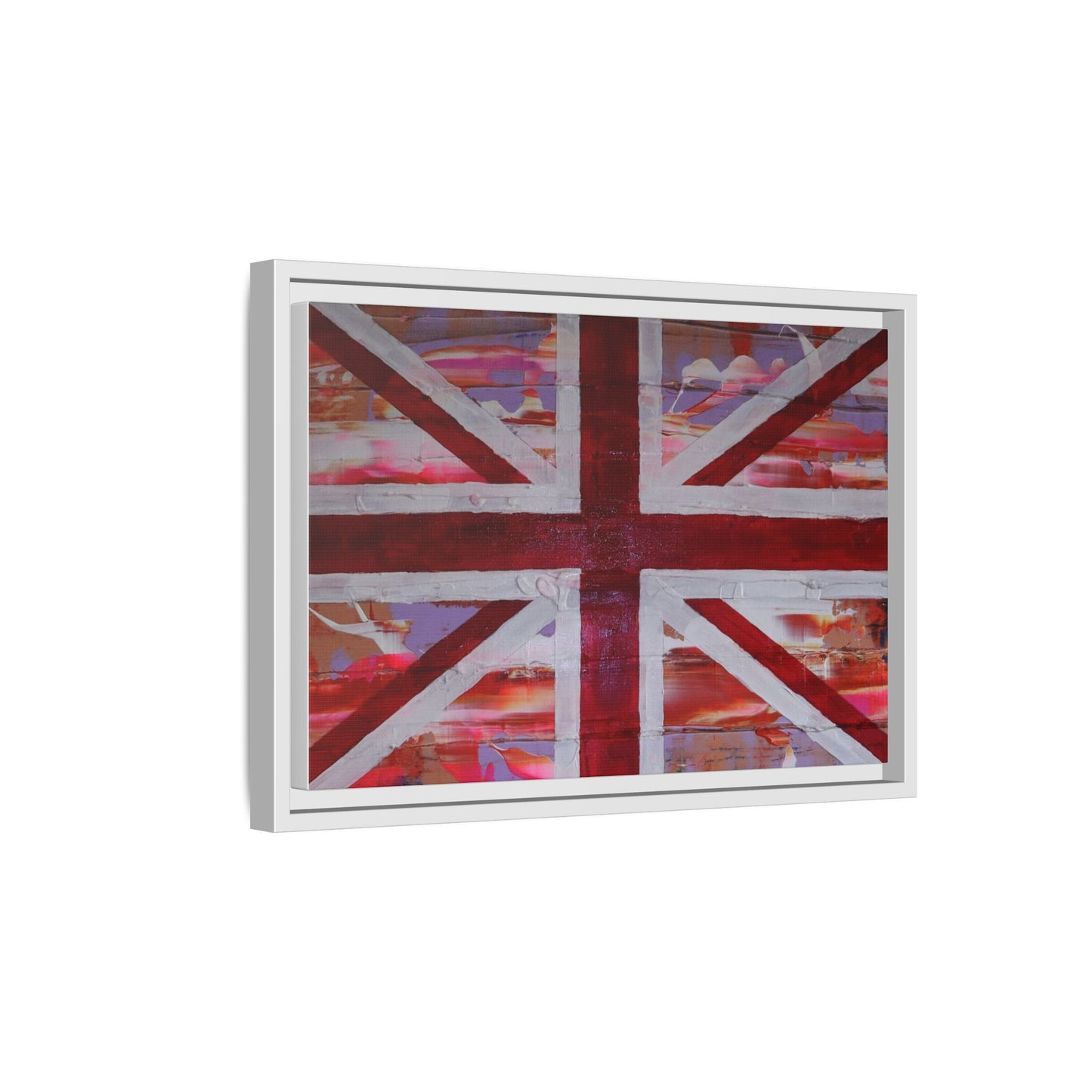 Union Jack is back! by Norman Barrett Framed Matte Canvas Print Wall Art