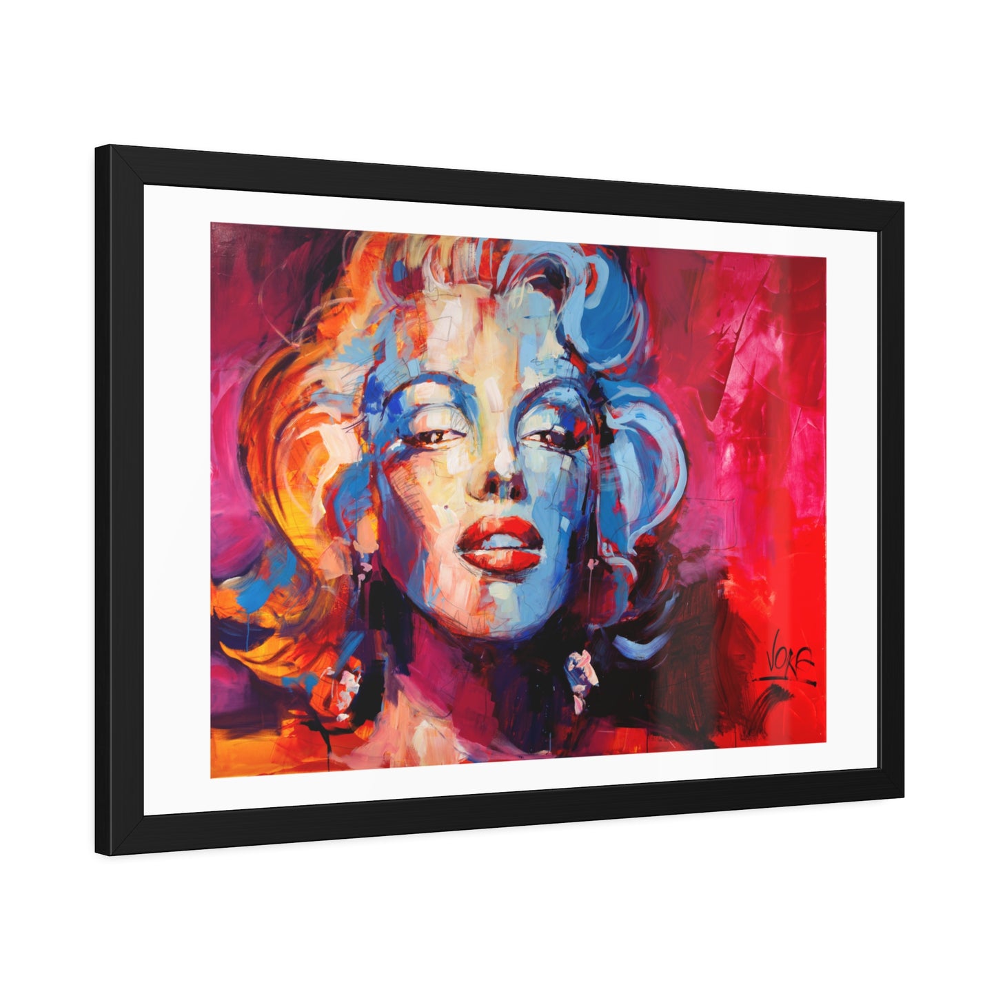 Marilyn Monroe attributed to Voke Framed Wall Art Print