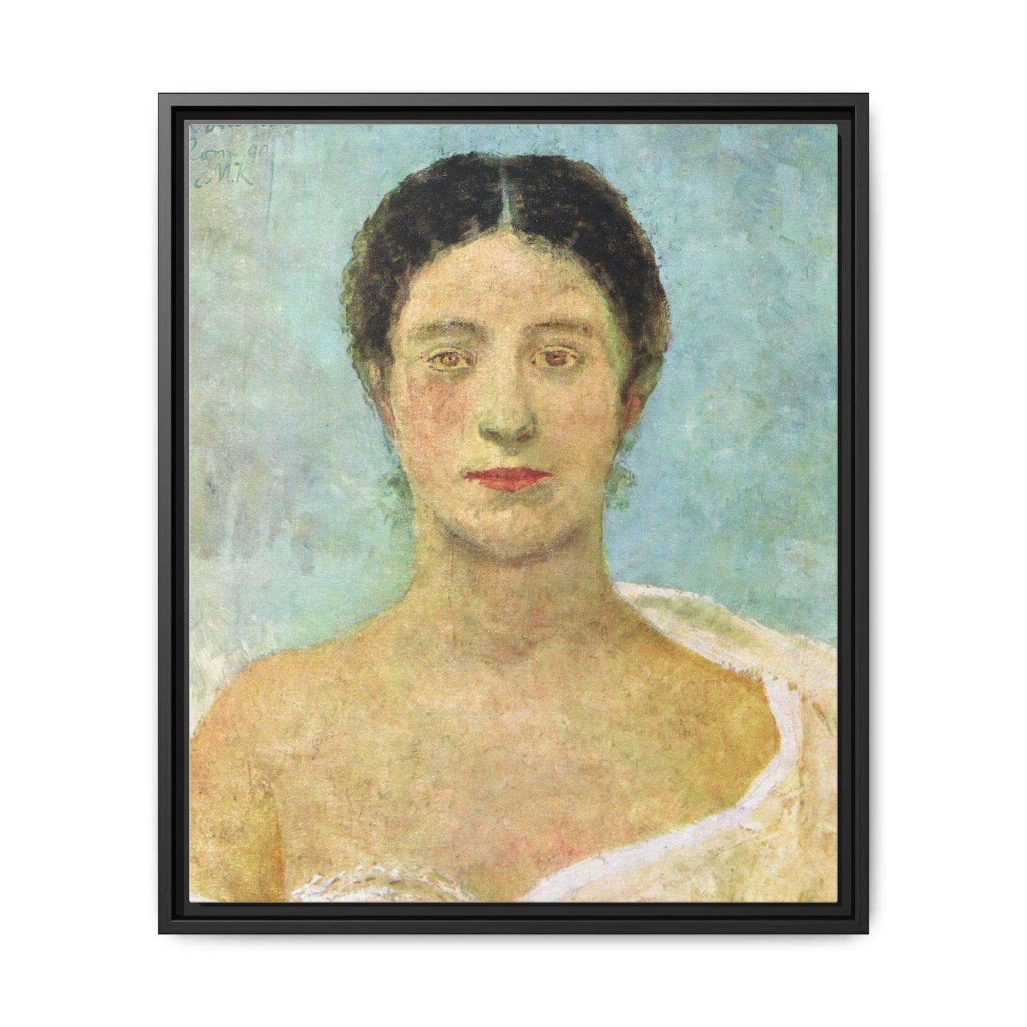 Bianca by Max Klinger Framed Matte Canvas Portrait Print