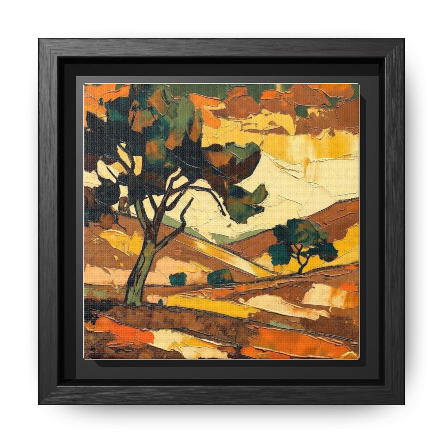 Framed Matte Canvas Landscape Art Print