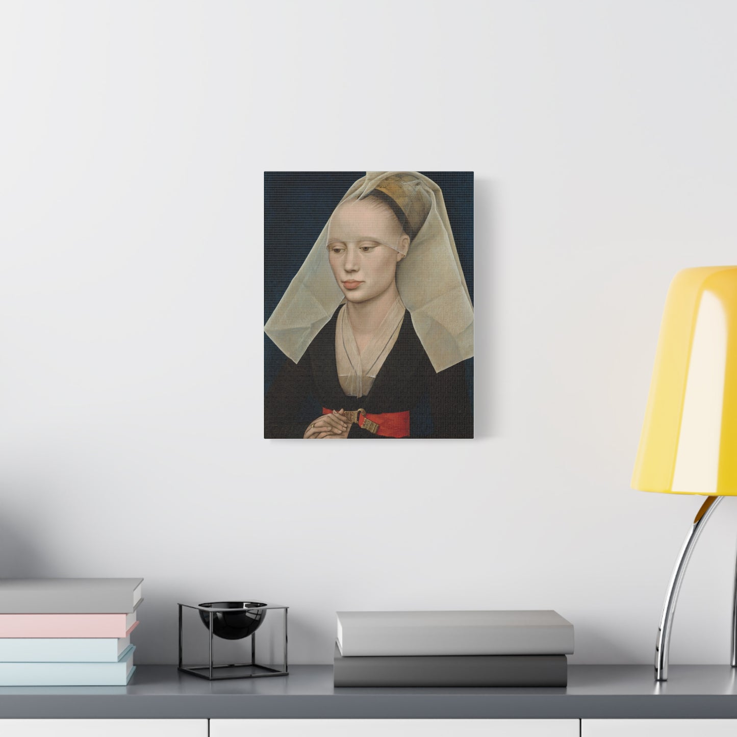 Portrait of a Lady by Rogier van der Weyden Matte Canvas Wall Art