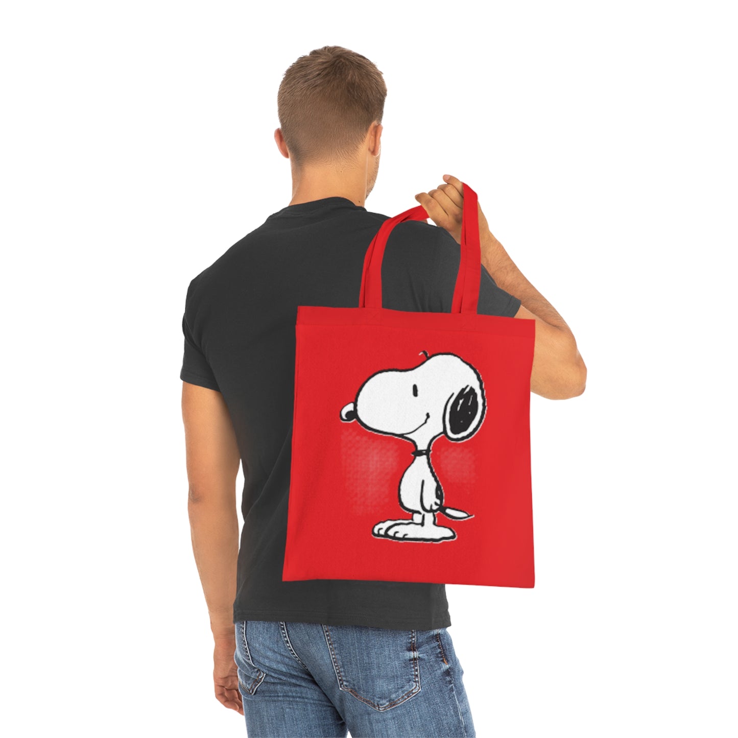 Classic Snoopy Cotton Tote Bag – Retro Peanuts Character Tote