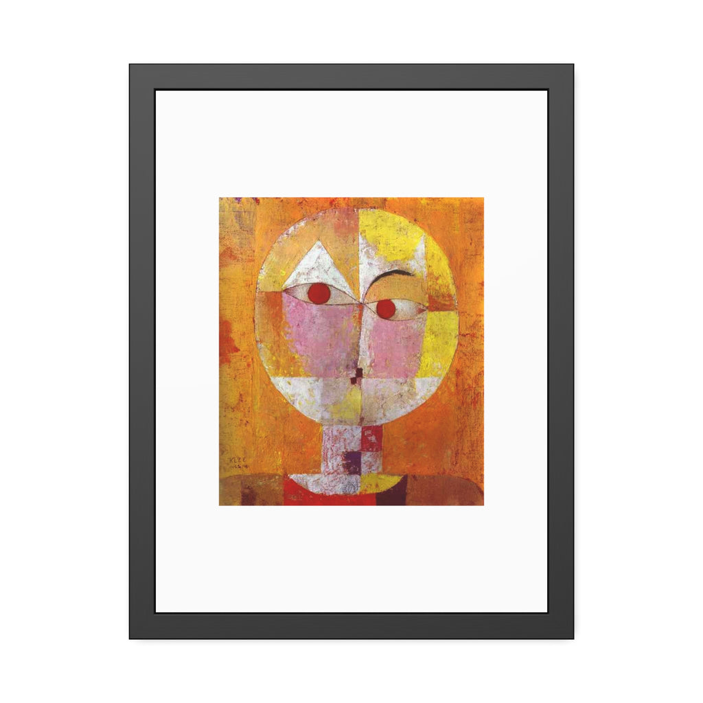 Senecio II by Paul Klee Framed Wall Art Poster
