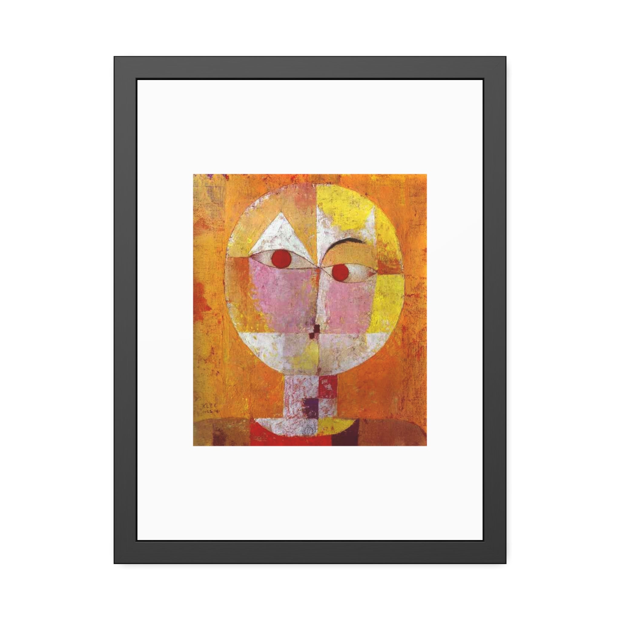 Senecio II by Paul Klee Framed Wall Art Poster