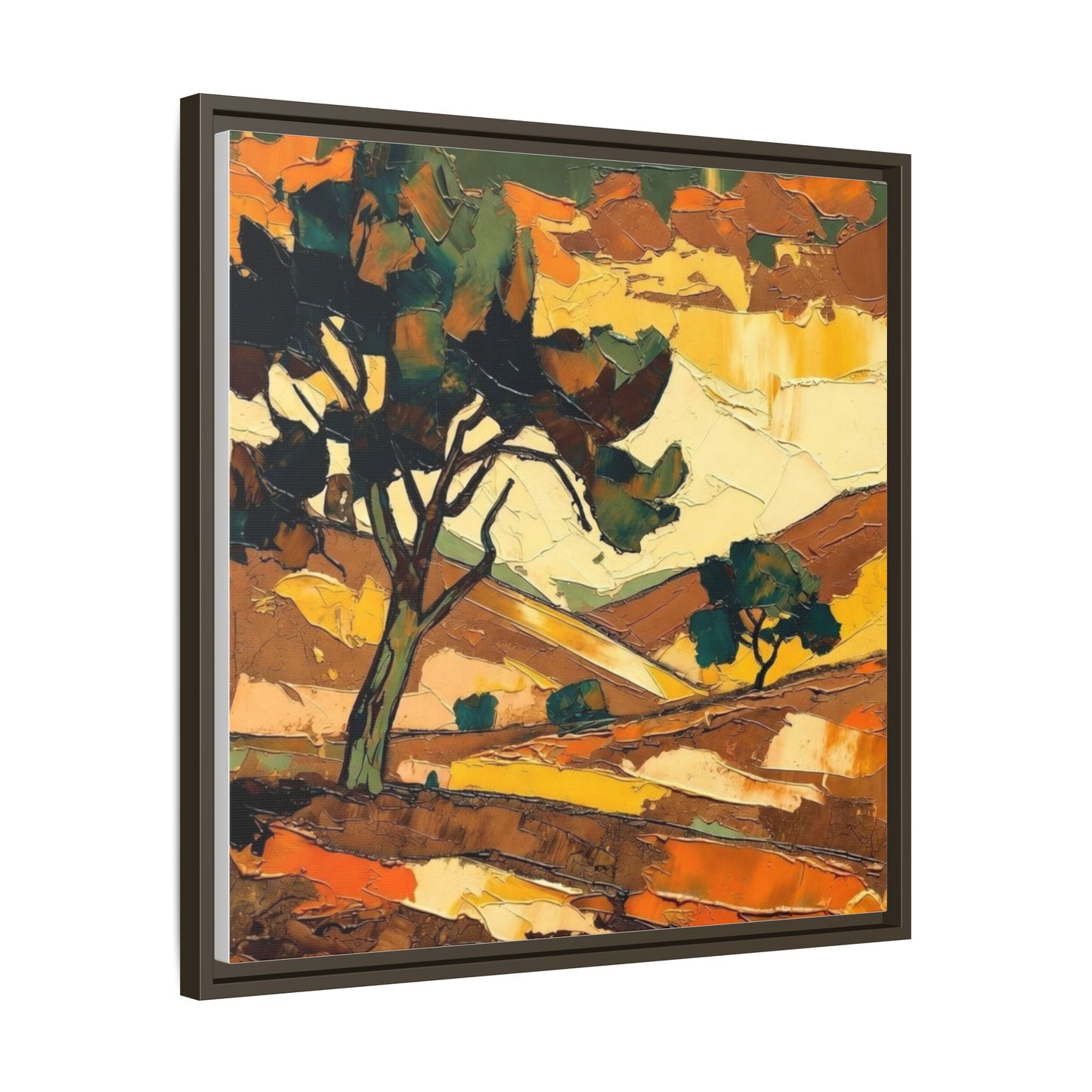 Framed Matte Canvas Landscape Art Print