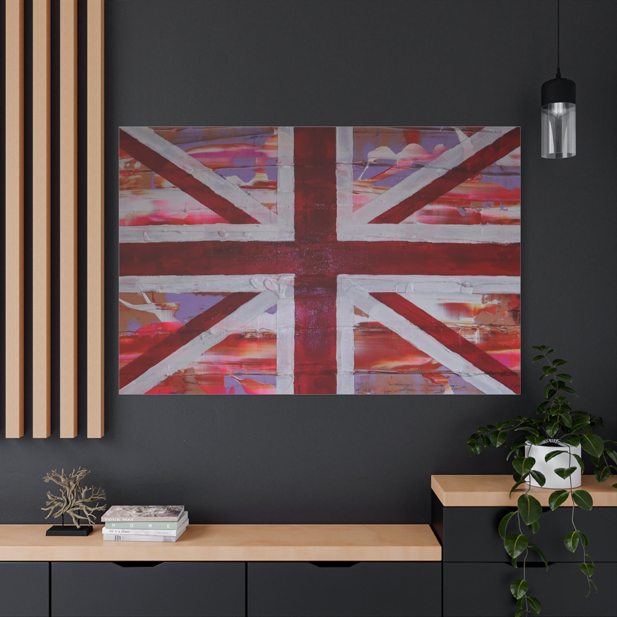 Union Jack is back! by Norman Barrett Matte Canvas Wall Art