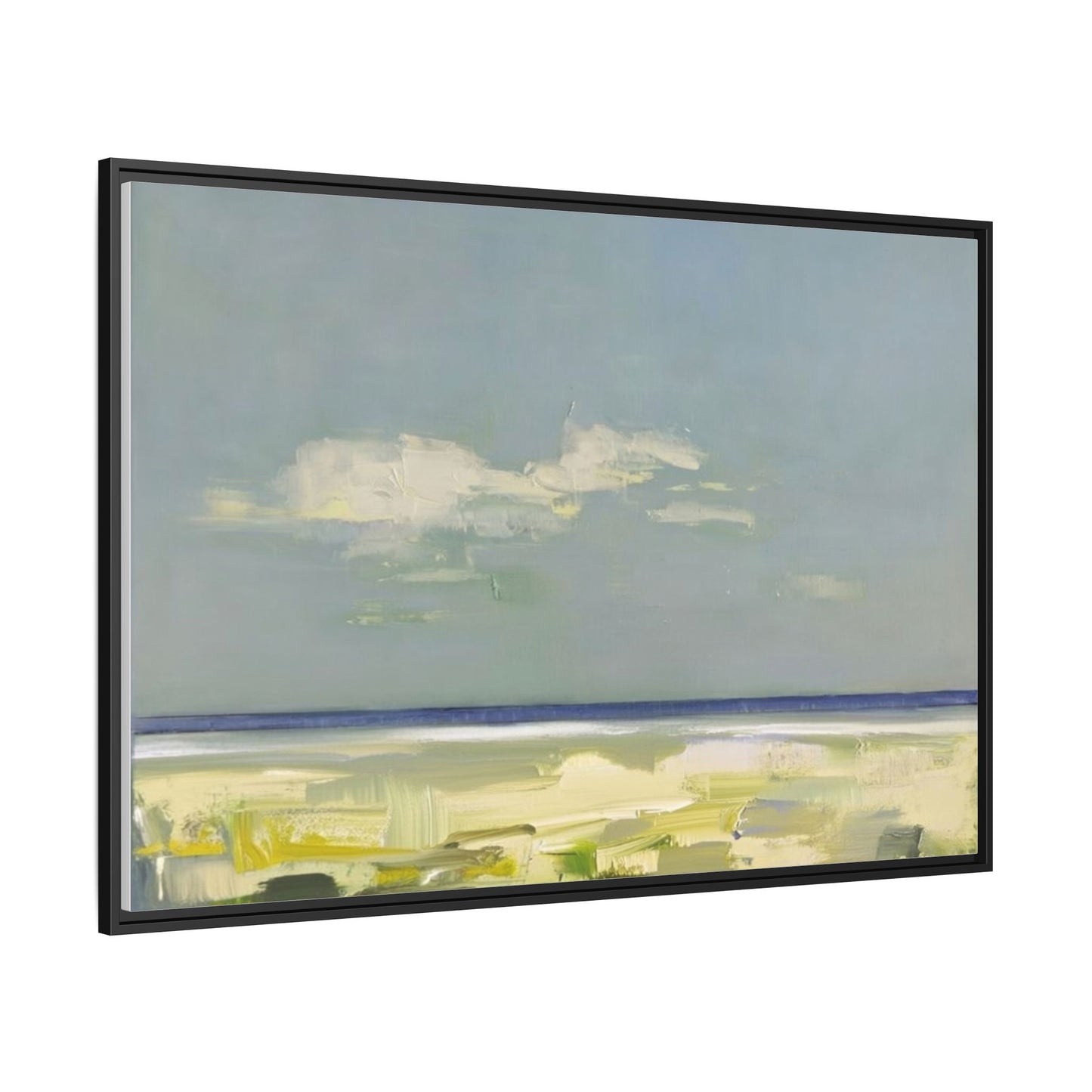 Coastal Calm Matte Canvas Framed Wall Art