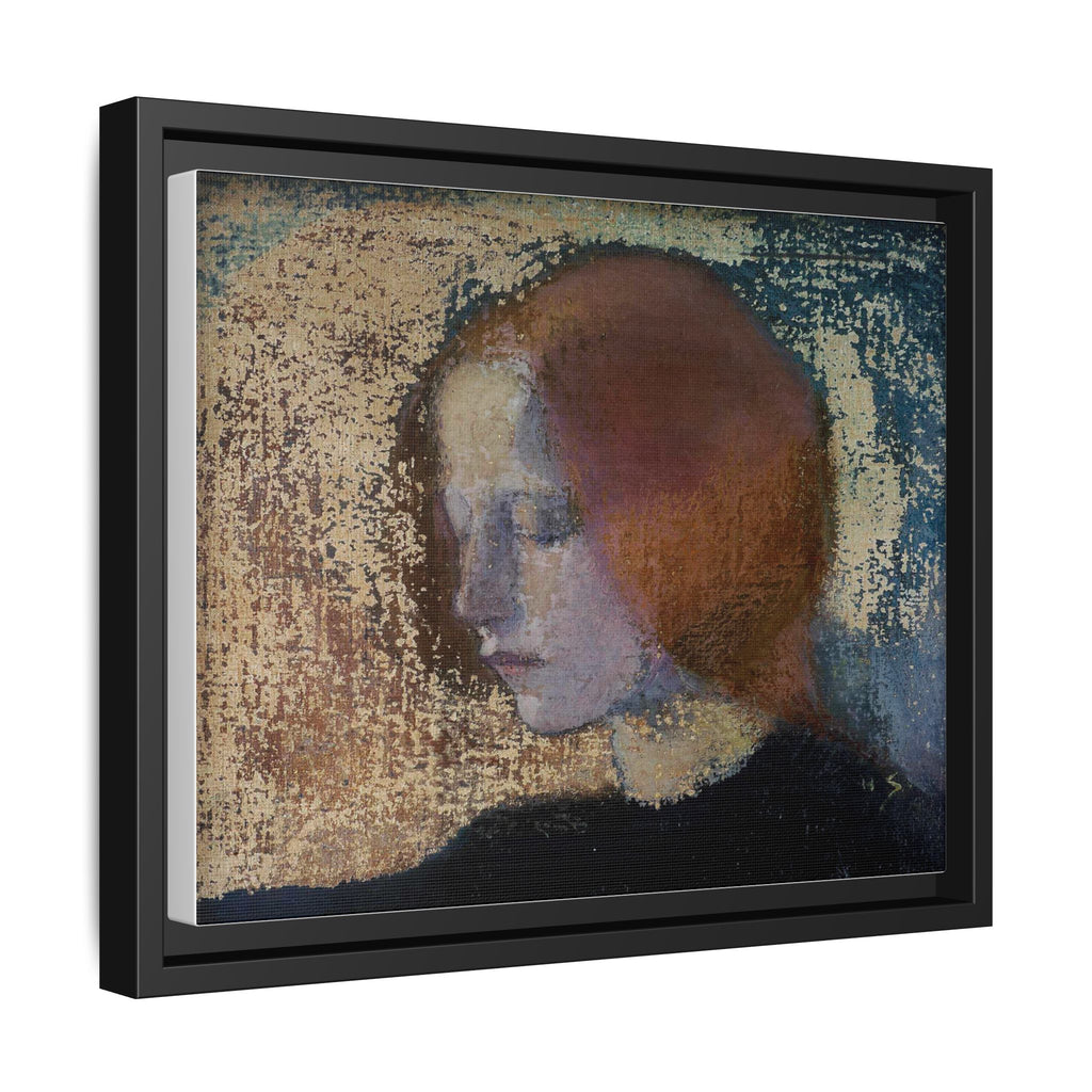 Fragment by Helena Schjerfbeck Framed Matte Canvas Art Print