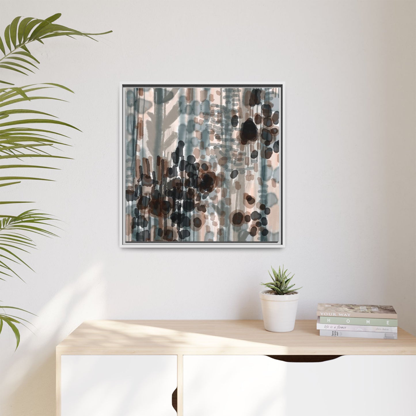 Vleken by an unknown artist Framed Canvas Art