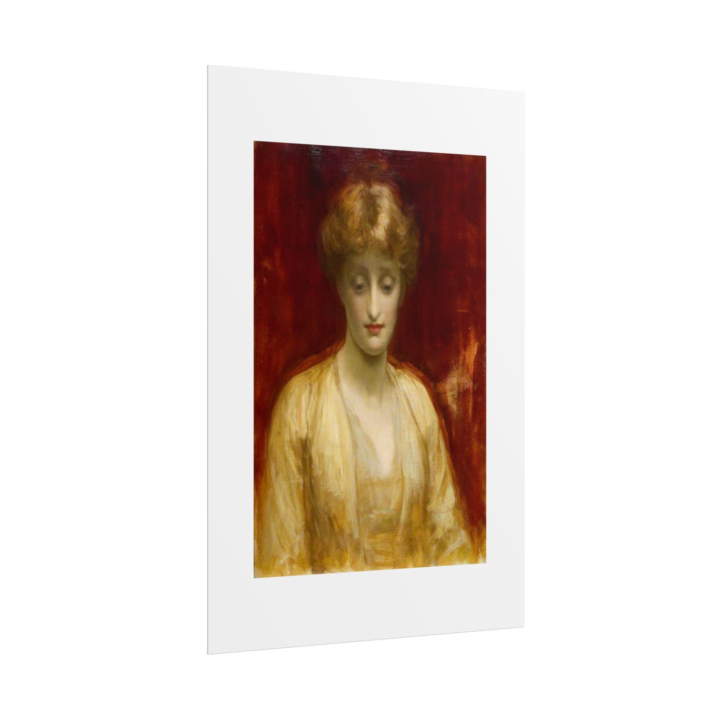 Mrs Williams by Lord Frederic Leighton Wall Art Print