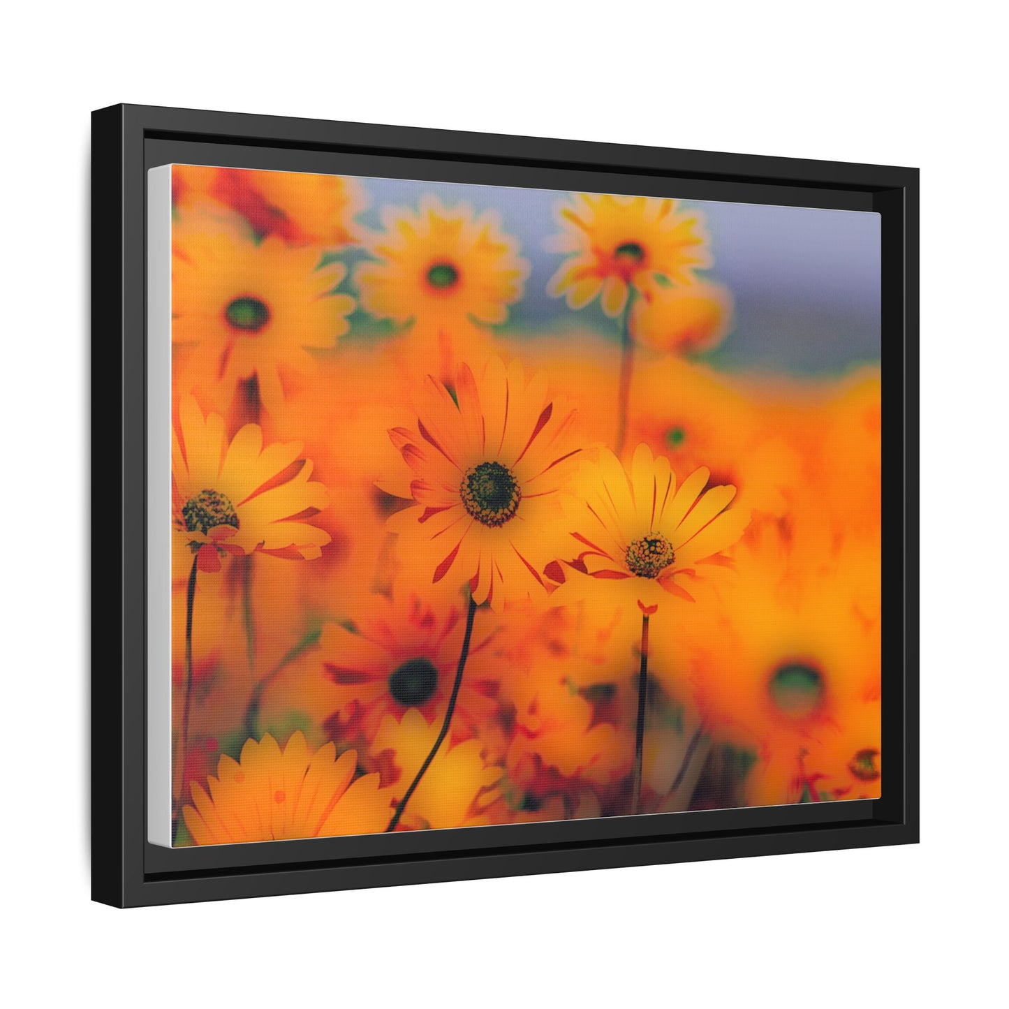 Bee Garden by Norman Barrett Framed Matte Canvas Wall Art Print