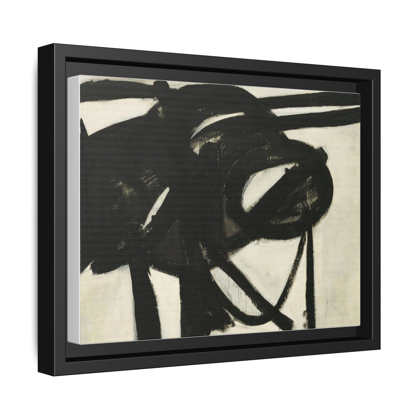 Chief by Franz Kline Abstract Matte Canvas Framed Wall Art