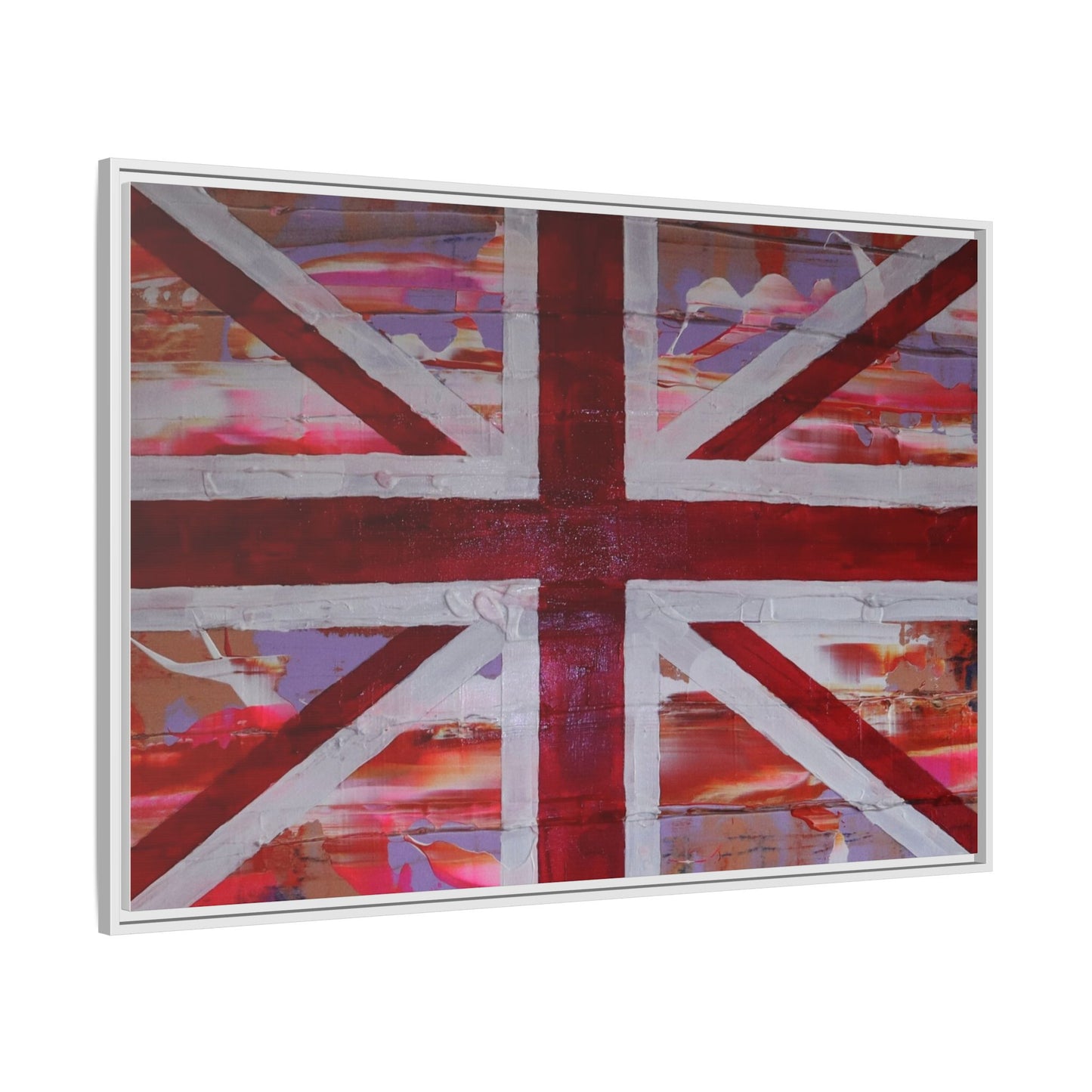 Union Jack is back! by Norman Barrett Framed Matte Canvas Print Wall Art