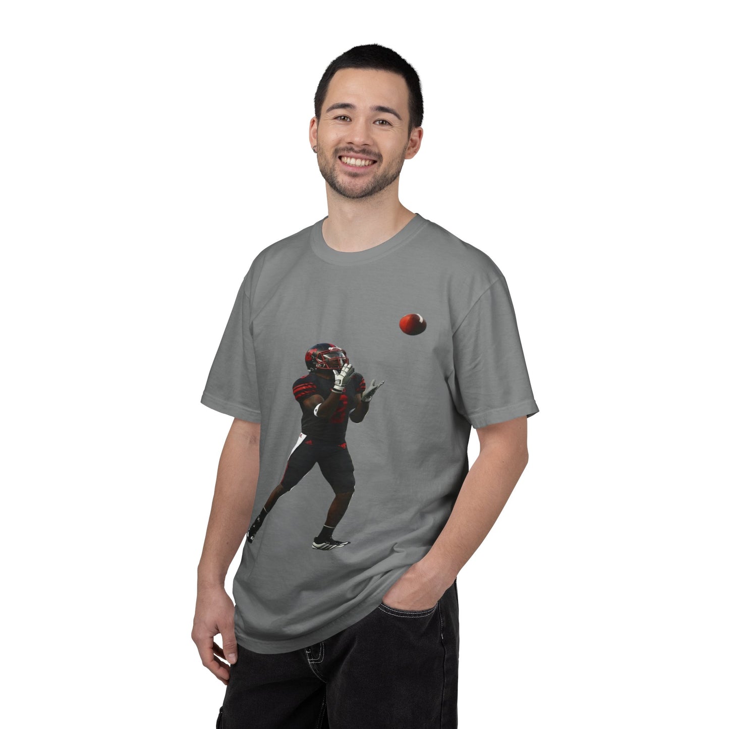 Football Player Catch T-Shirt