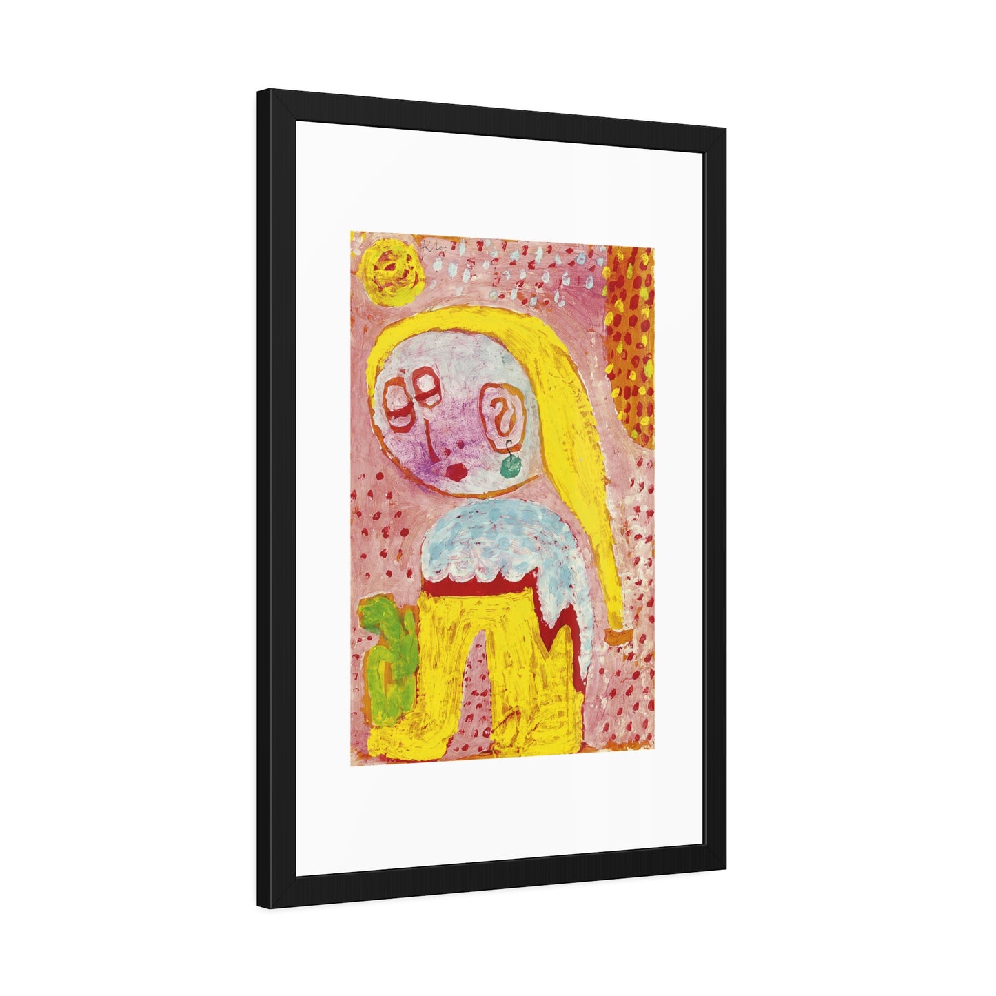 Magdalena vor der Bekehrung by Paul Klee Framed Abstract Wall Art Print
