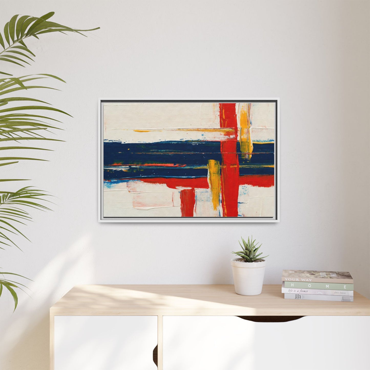 Matte Canvas, Framed (Multi-color)