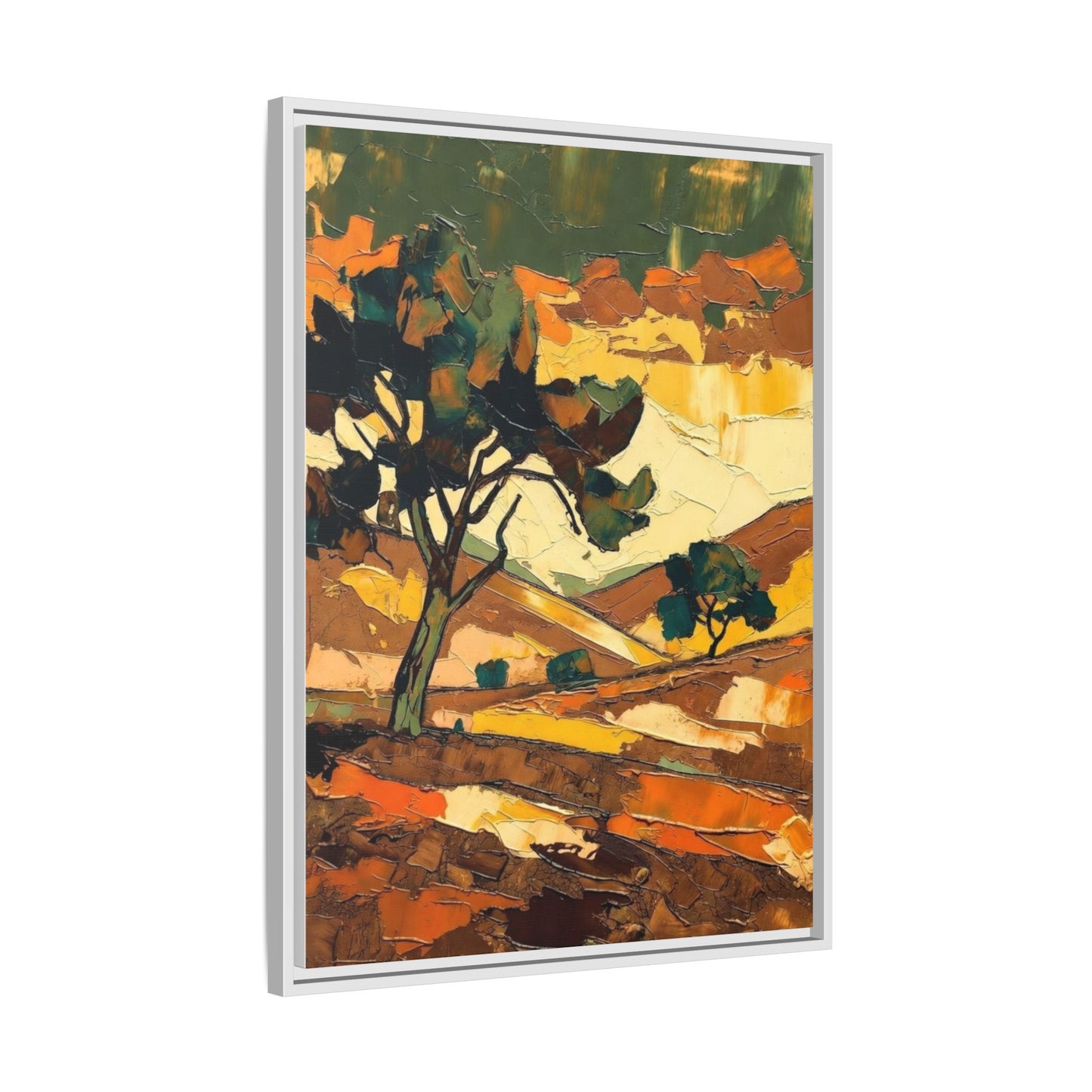 Framed Matte Canvas Landscape Art Print
