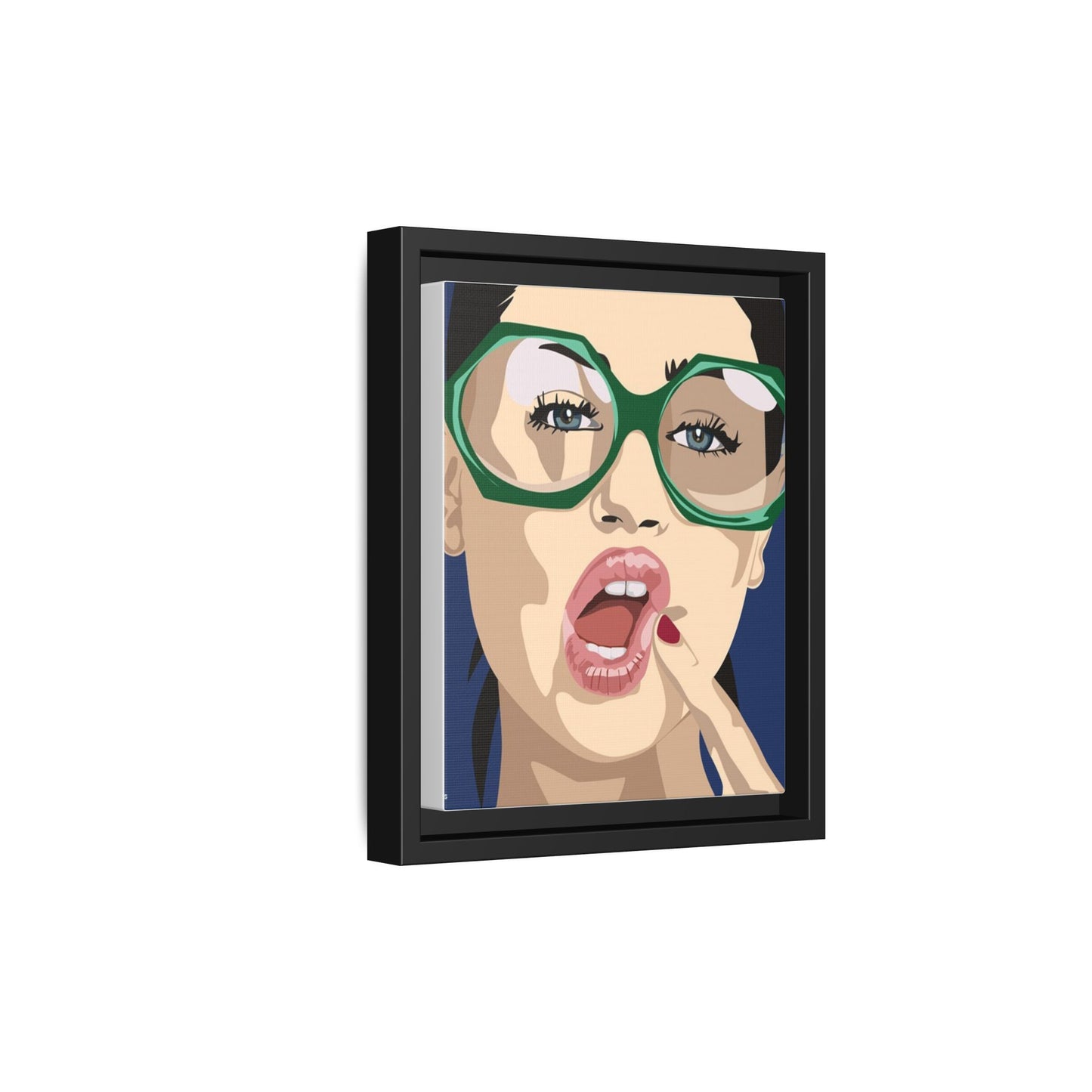 Vivid 2 by Orit Fuchs Matte Canvas Framed Wall Art