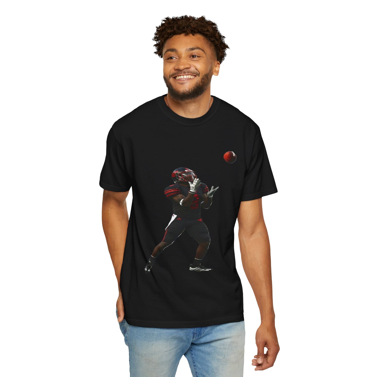 Football Player Catch T-Shirt