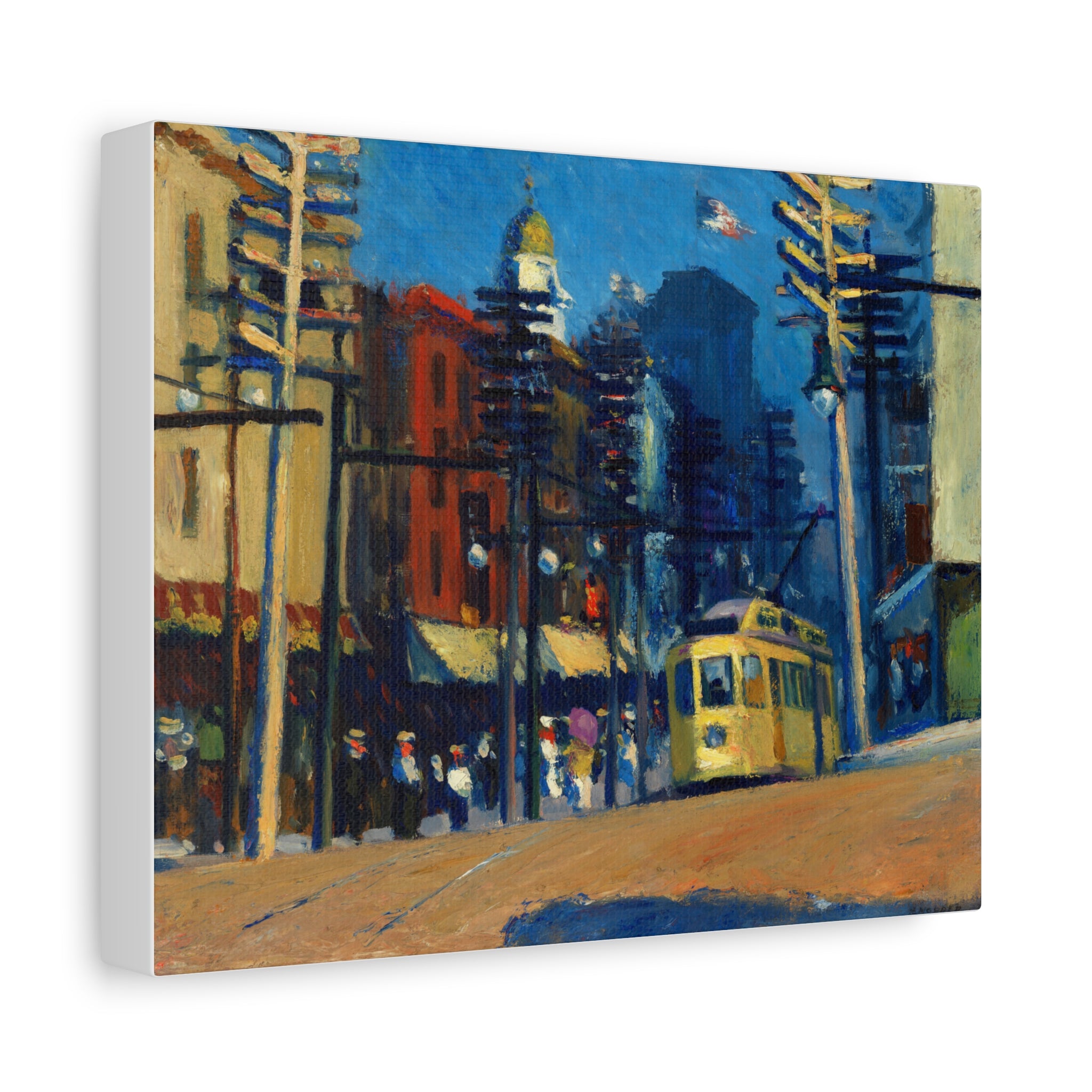 Yonkers by Edward Hopper Matte Canvas Wall Art Print