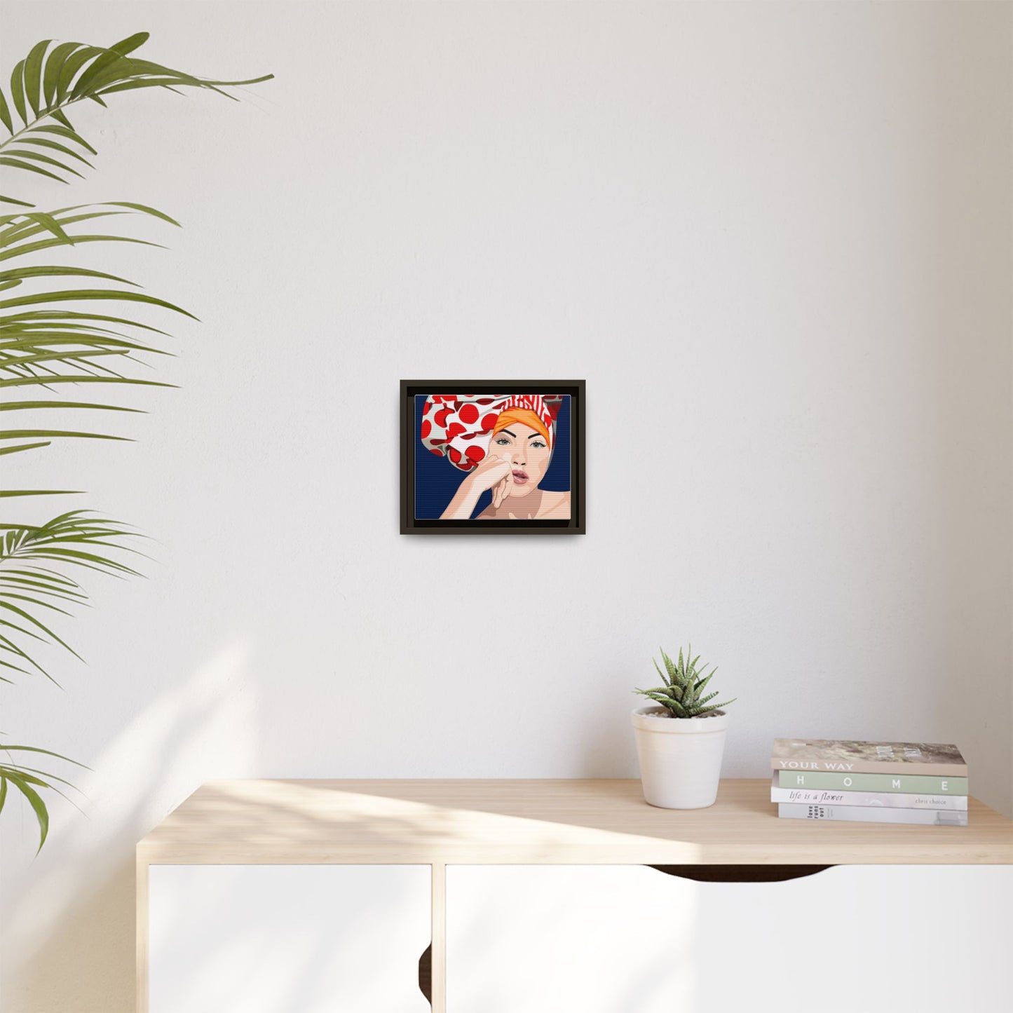Vivid 20 by Orit Fuchs Pop Art Matte Canvas Framed Wall Art Print
