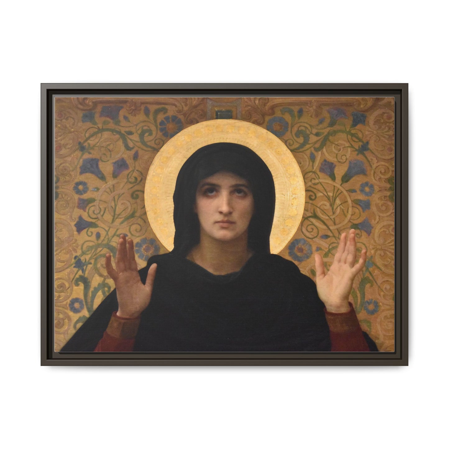 La Vierge consolatrice by William Adolphe Bouguereau Framed Matte Canvas Wall Art