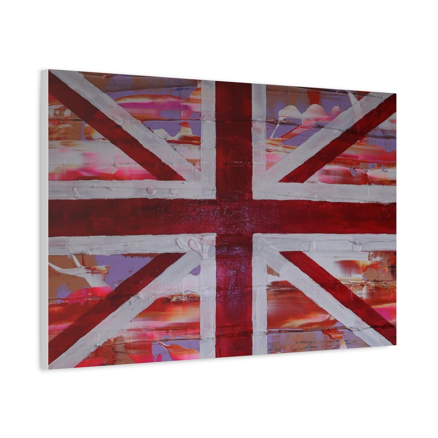 Union Jack is back! by Norman Barrett Matte Canvas Wall Art