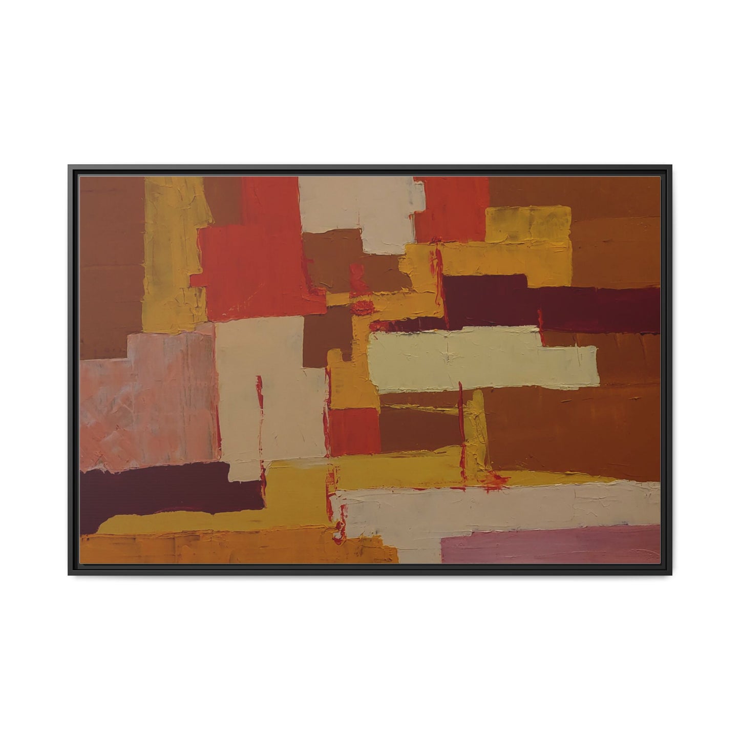 Tableau Confusion by Nicolae Calancea Framed Canvas Wall Art Print