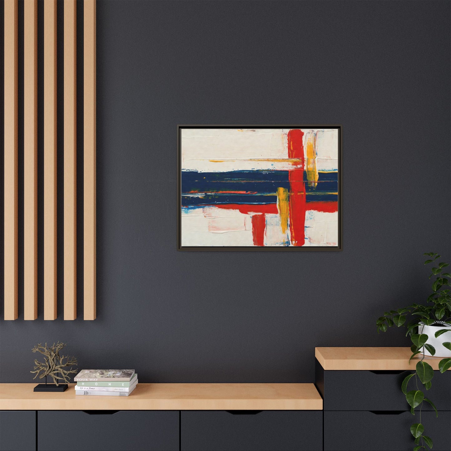 Matte Canvas, Framed (Multi-color)