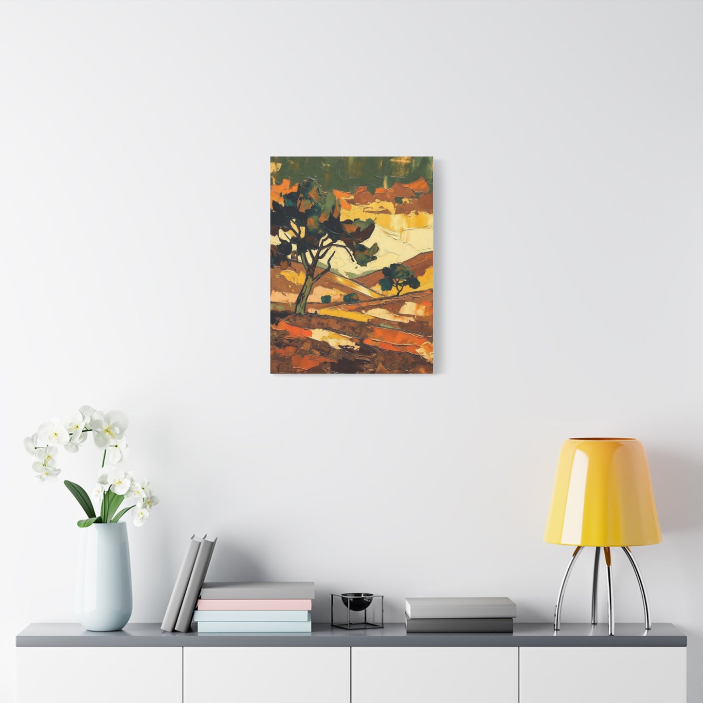 Abstract Autumn Landscape Canvas