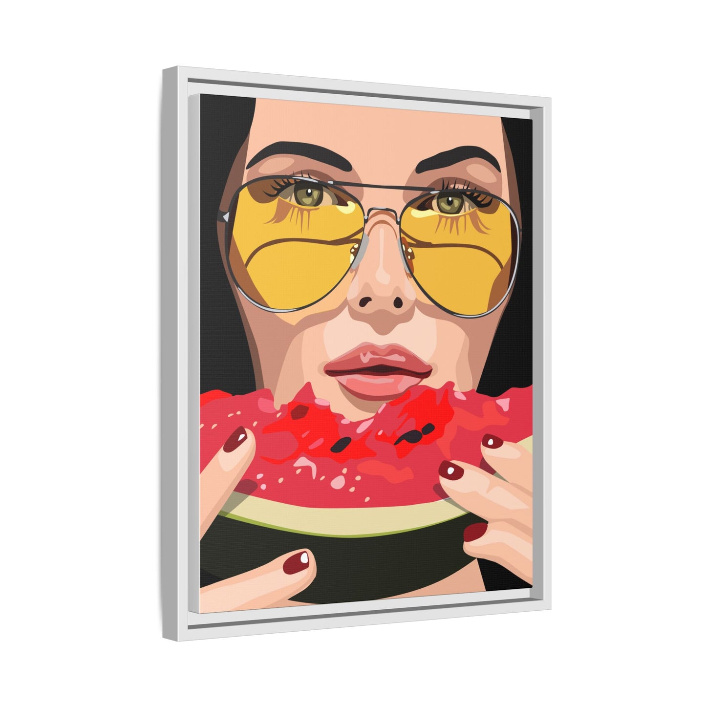 Vivid 81 by Orit Fuchs Framed Matte Canvas Wall Art