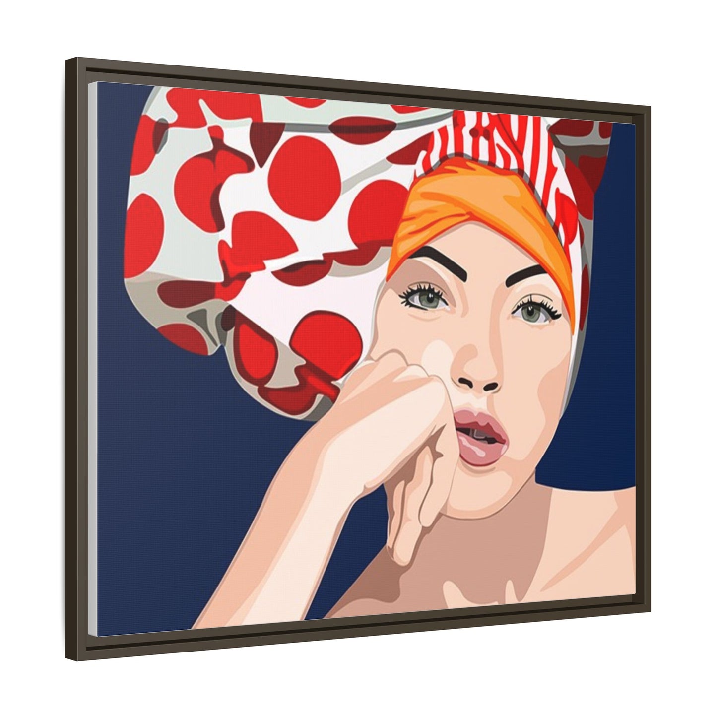 Vivid 20 by Orit Fuchs Pop Art Matte Canvas Framed Wall Art Print