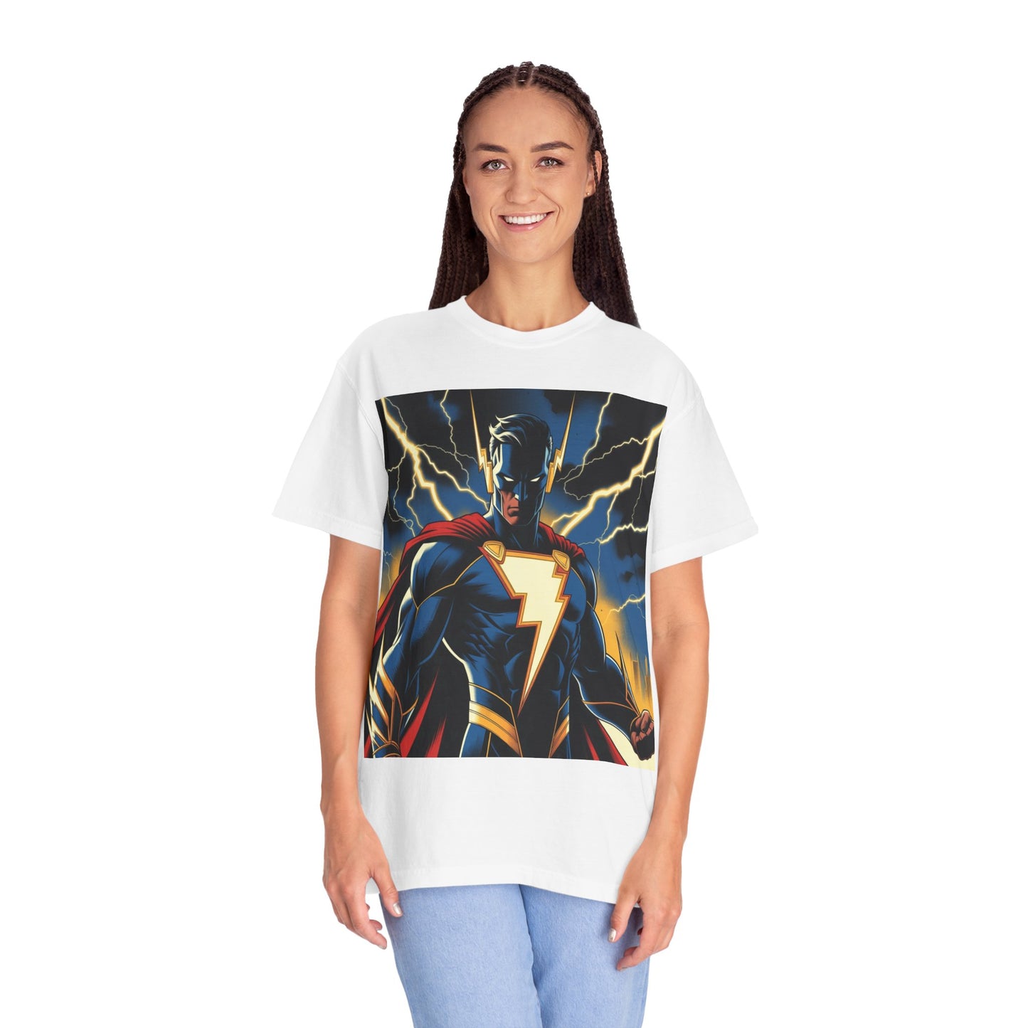 Unisex Superhero Garment-Dyed T-shirt