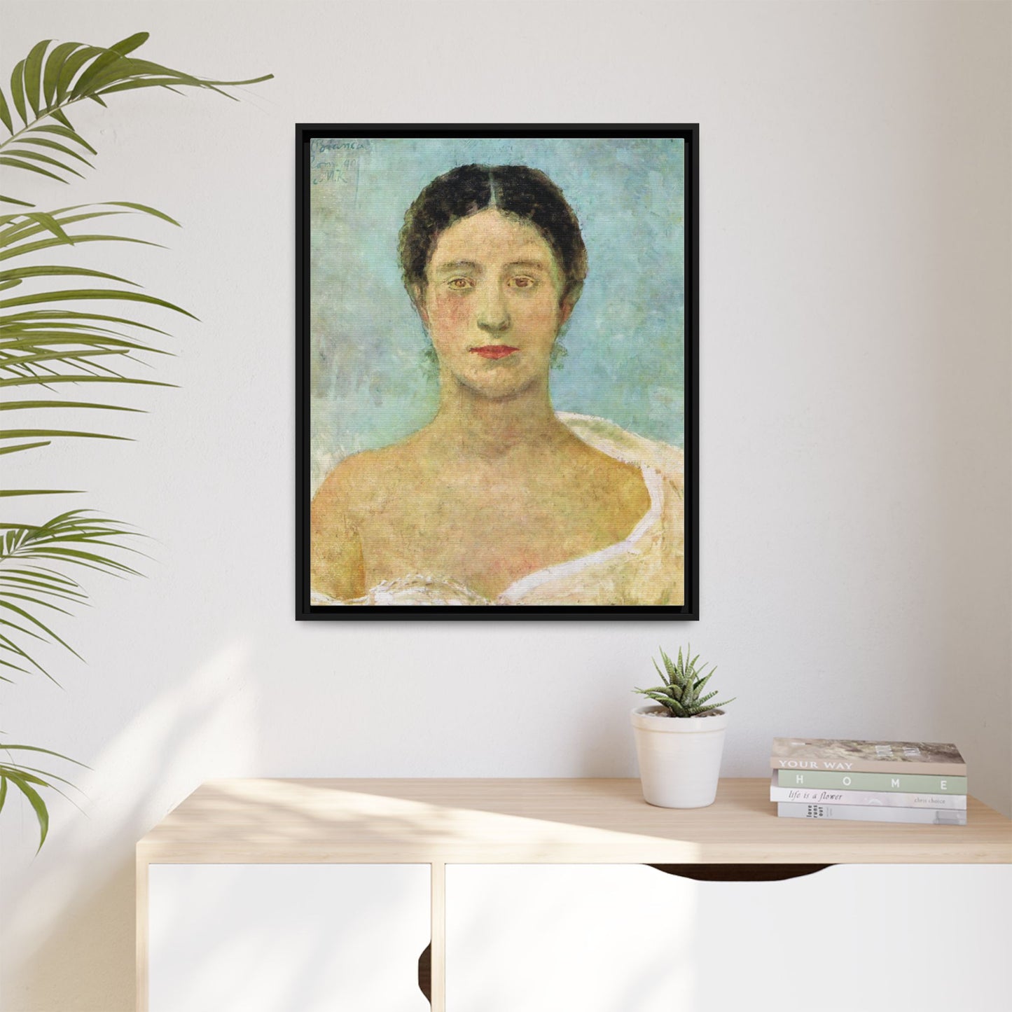 Bianca by Max Klinger Framed Matte Canvas Portrait Print