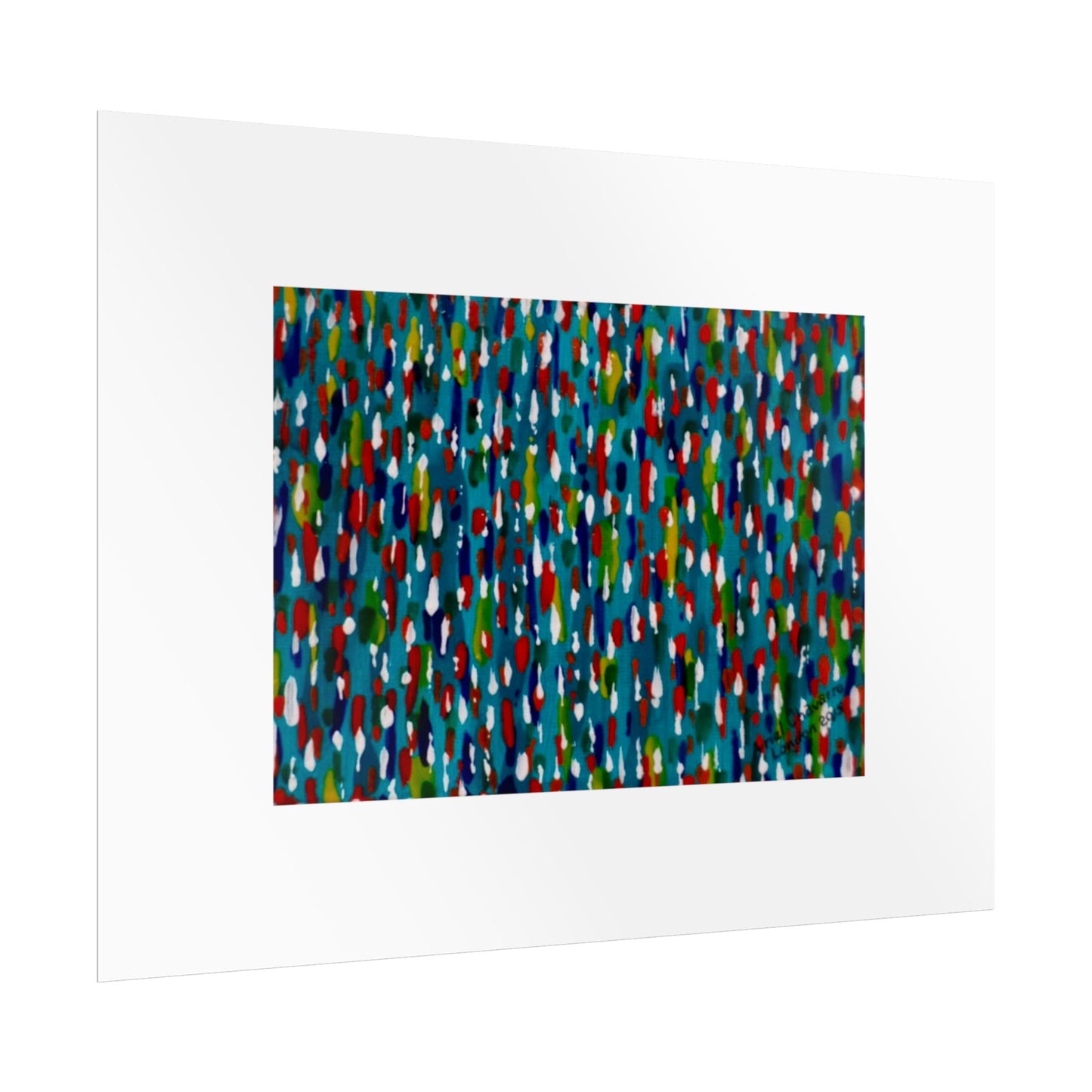 Colours Of The Soul Reflecting On Water by Ariel Chavarro Avila Wall Art Print