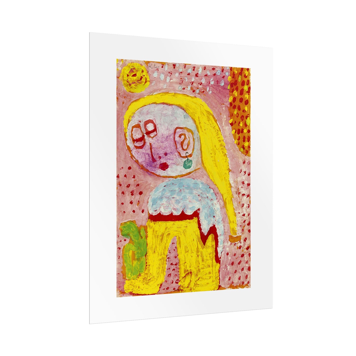 Magdalena vor der Bekehrung by Paul Klee Abstract Wall Art Poster