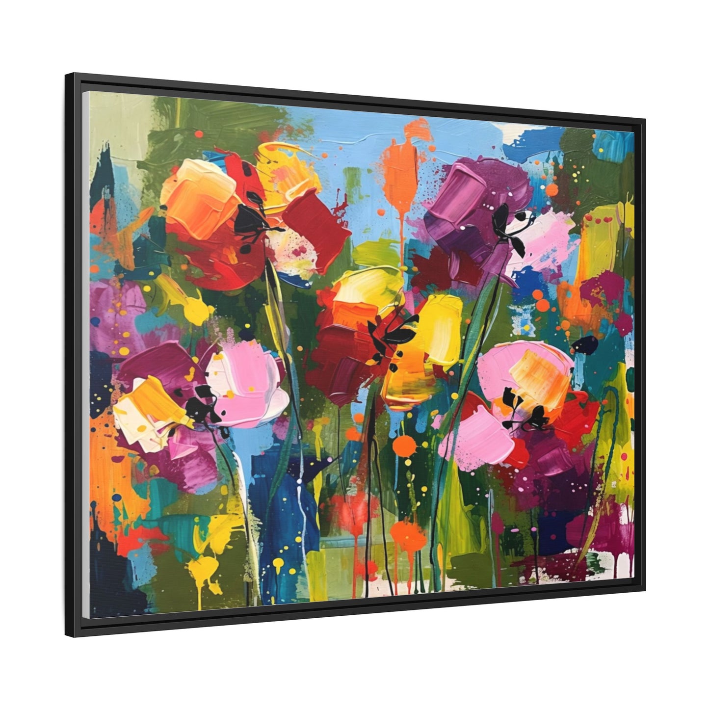 Matte Canvas, Framed (Multi-color)