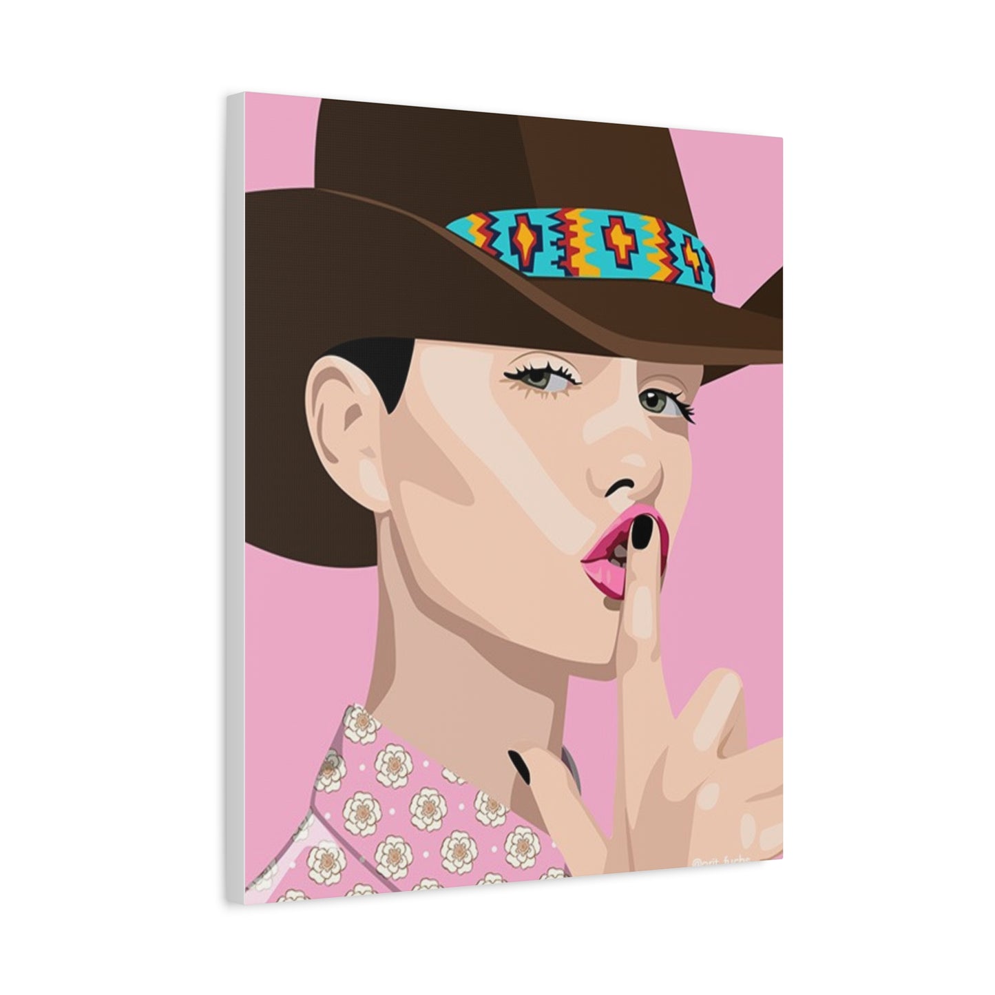 Vivid 63 by Orit Fuchs Canvas Wall Art Matte Stretched